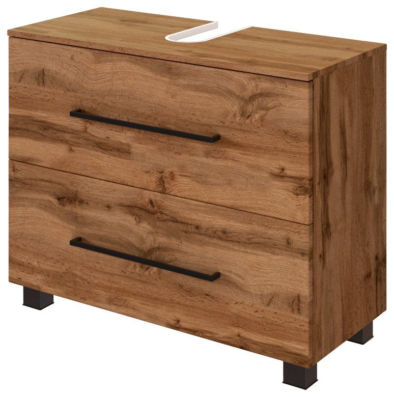 welltime Waschbeckenunterschrank Luena Badmöbel, Breite 70 cm
