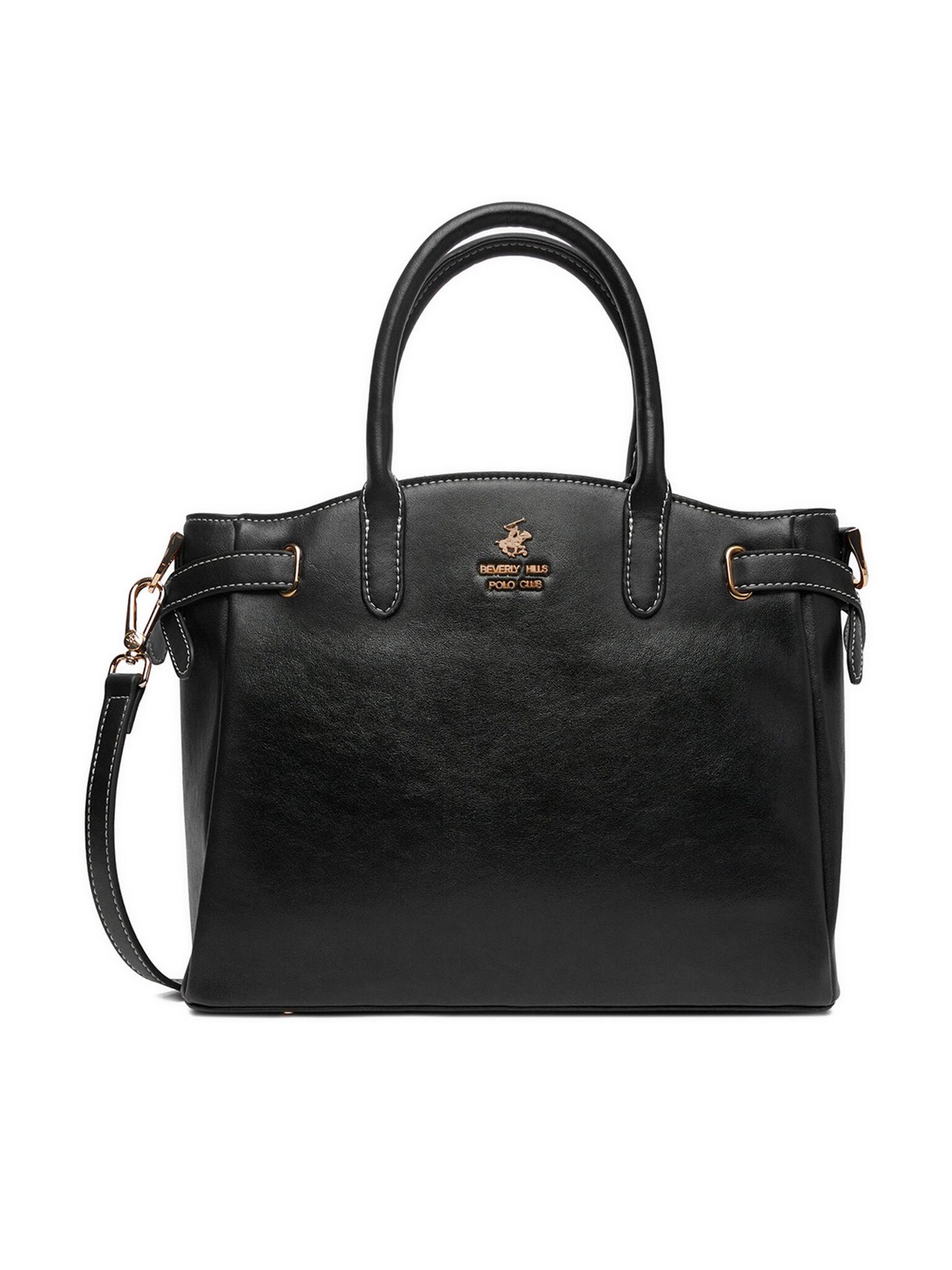 BEVERLY HILLS POLO CLUB Handtasche Beverly Hills Polo Club Damenhandtasche Schwarz BEVERLY HILLS POLO CLU