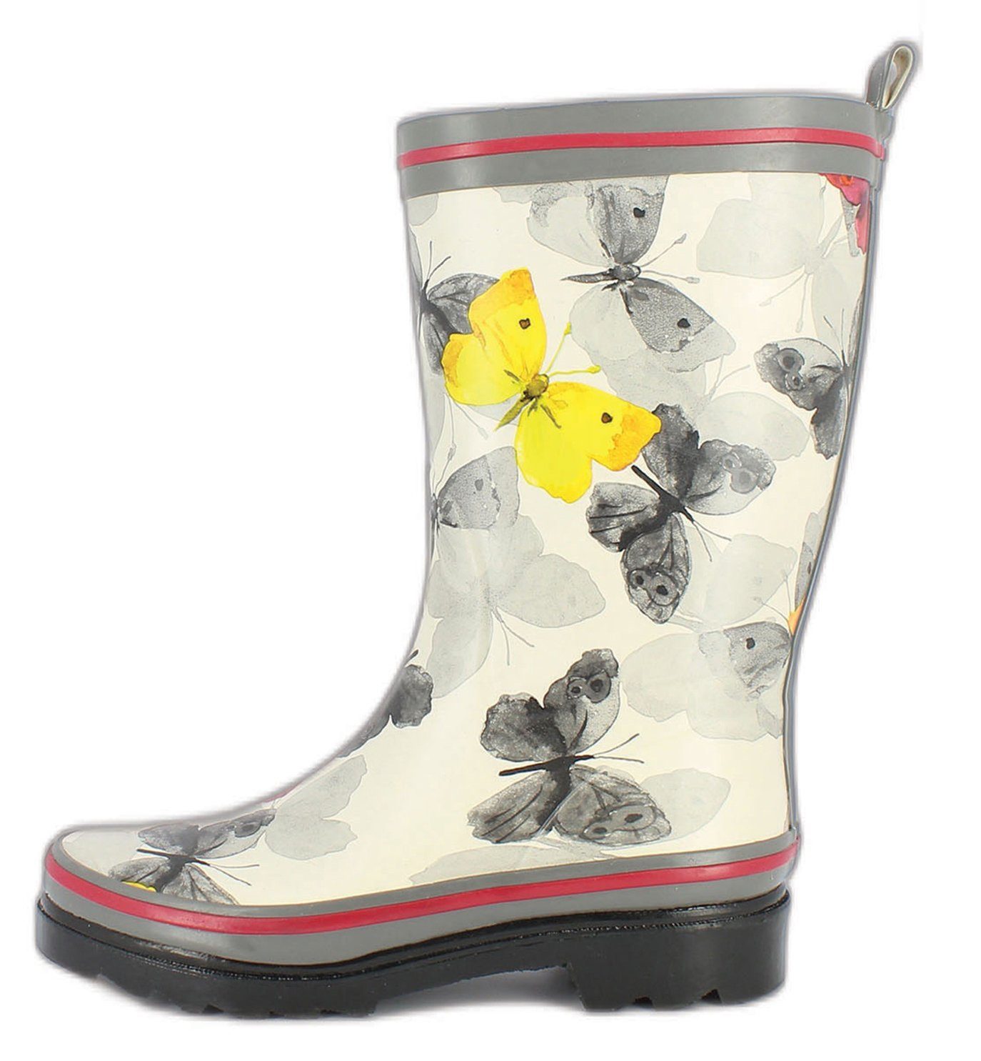 Beck Damen Gummistiefel Schmetterling Gummistiefel (wasserdicht, für trocke günstig online kaufen