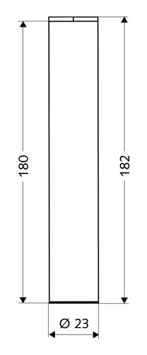 Thumbnail - Schell Eckventil, Designblende Baulänge 180 mm 3/8 IG Chrom