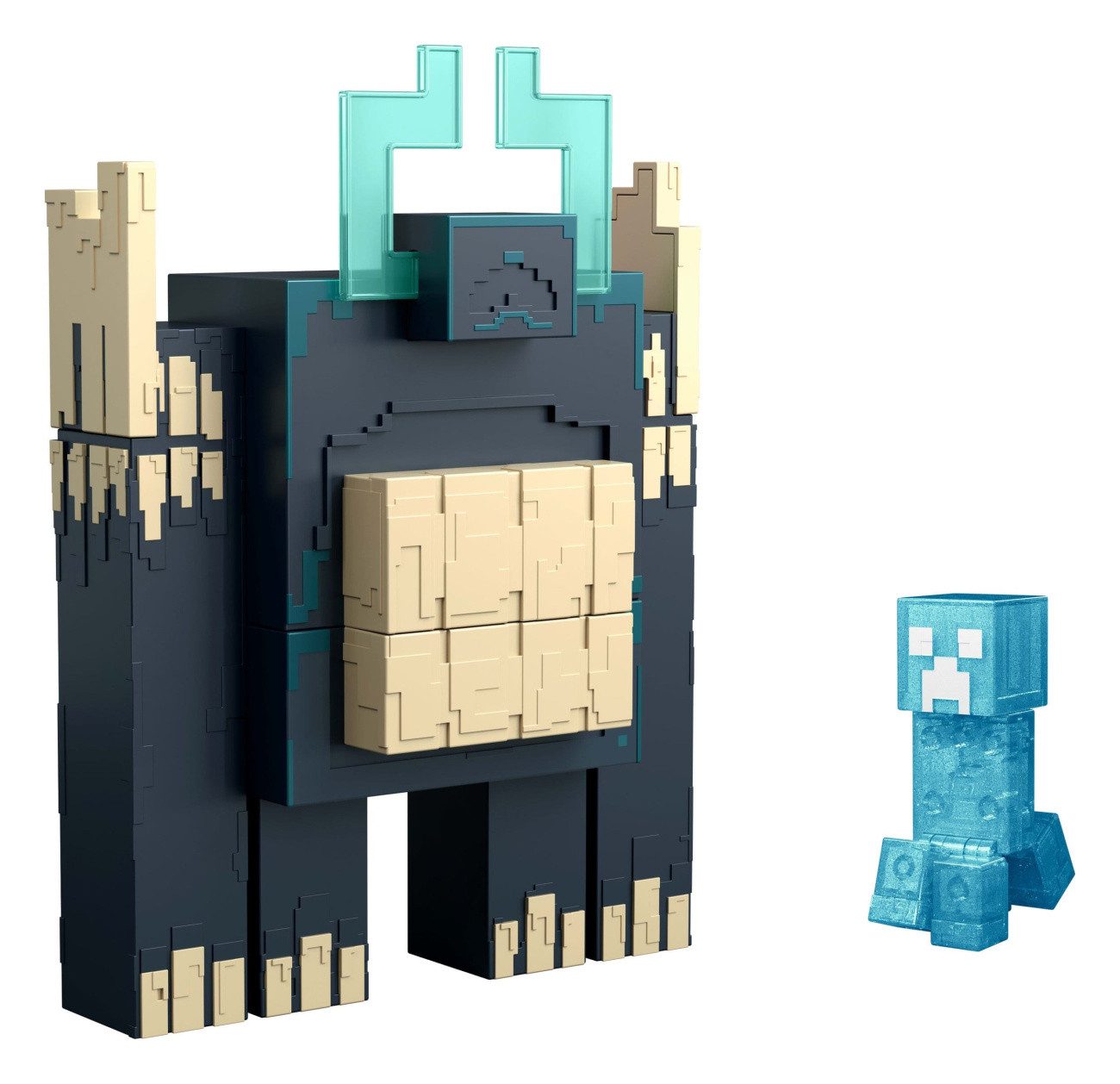 Mattel® Actionfigur Minecraft Dungeons II Actionfigur mit Licht und Sound Twisted Warden