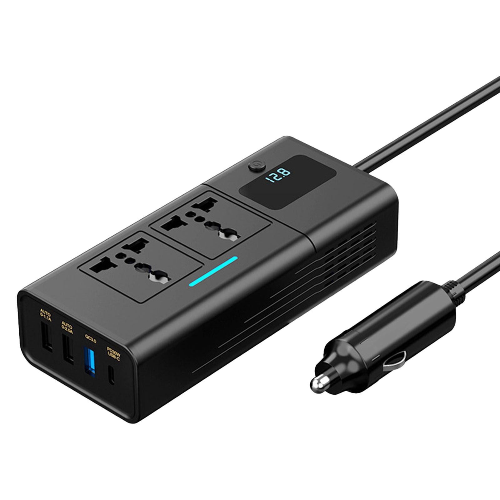 FOSMET Spannungswandler 200W Spannungswandler KFZ Auto Stromumwandler Zigarettenanzünder Inver