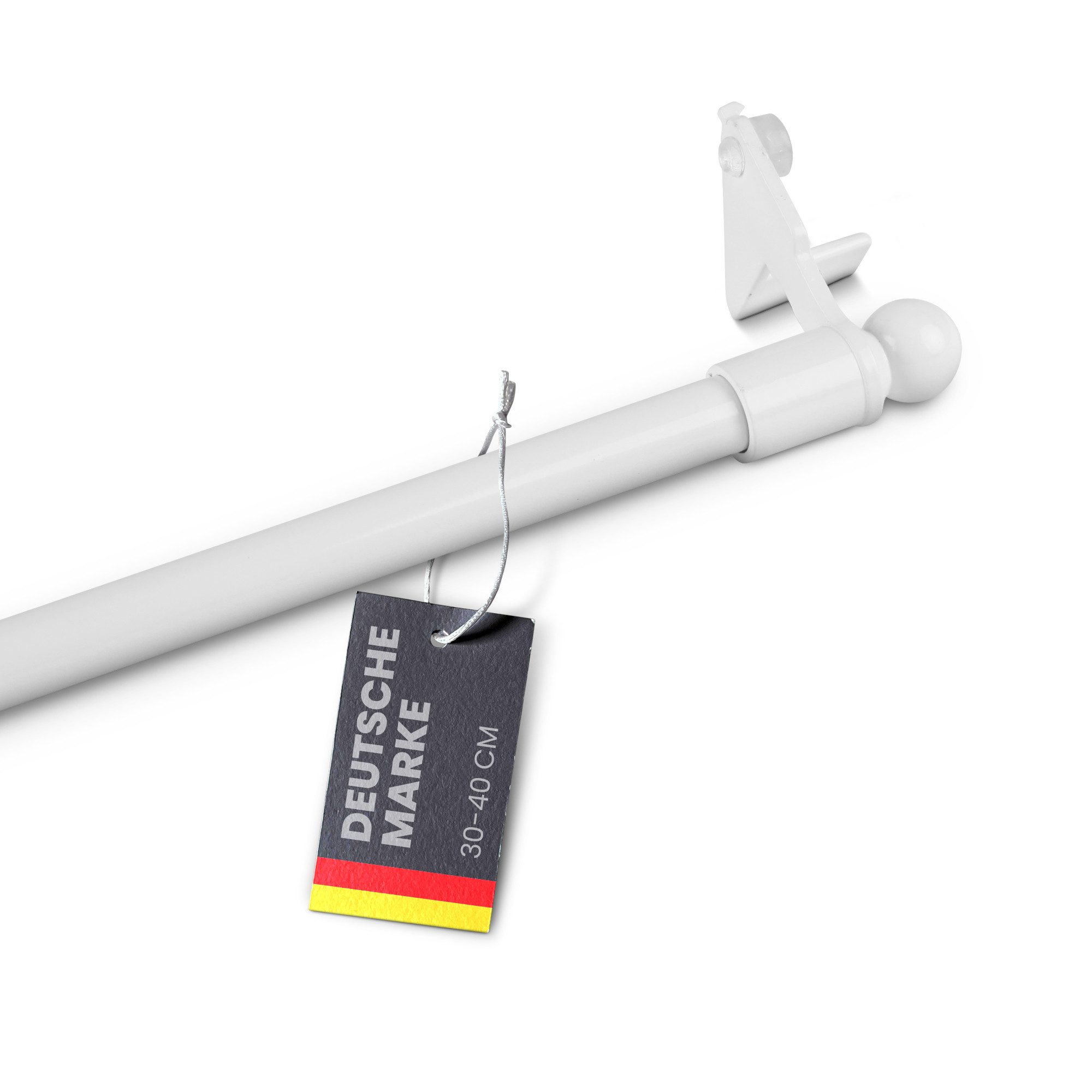 Bestlivings Klemmstange "EASY", Ø 10 mm, 1-läufig, ausdrehbar, ohne Bohren, geklemmt, Metall, für Bistrogardinen, Scheibengardinen, Dekoschals oder saisonale Deko