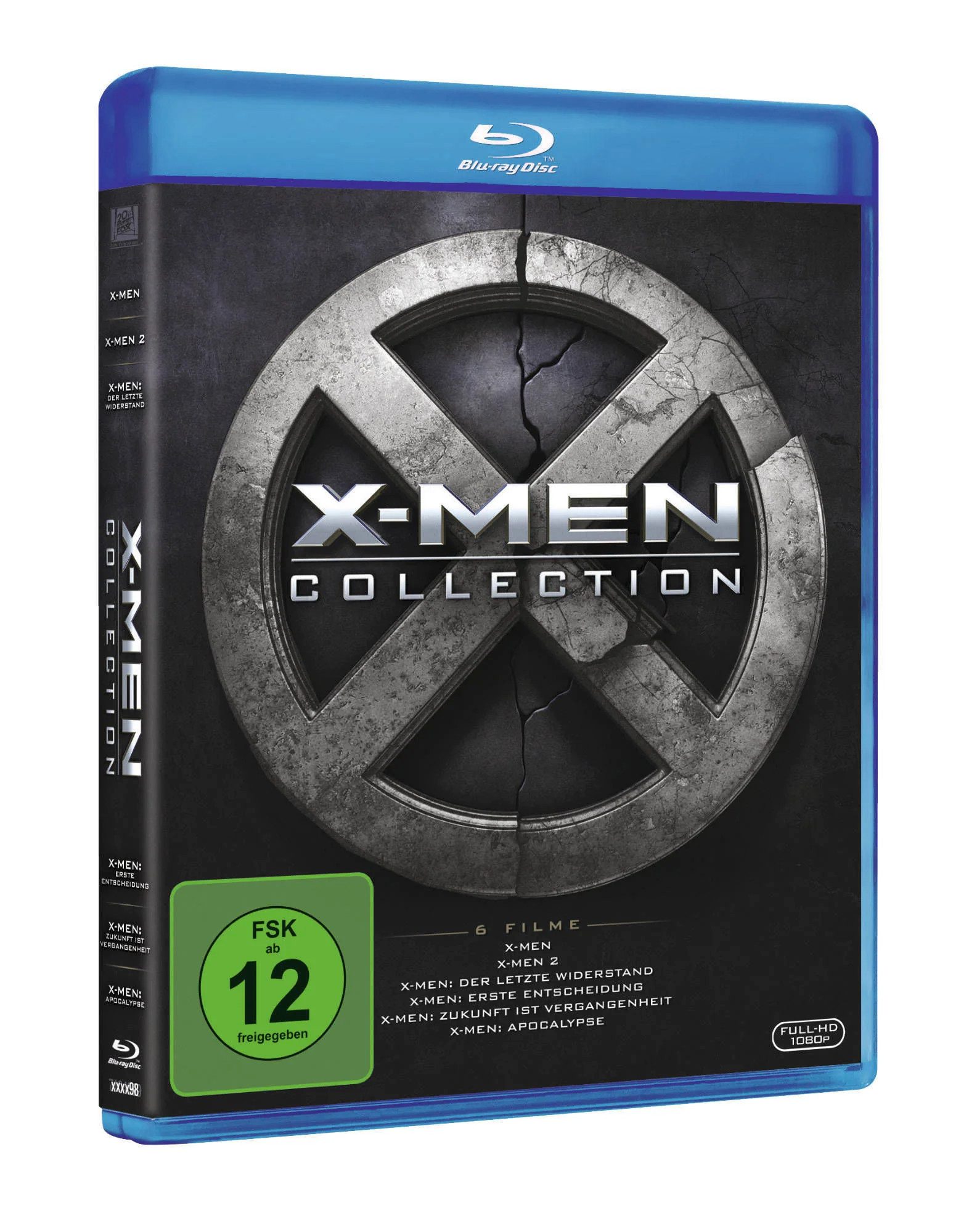 Leonine Blu-ray X-Men Collection X-Men 1-6, (6-St., Box-Set), Enthält 6 X-Men Filme