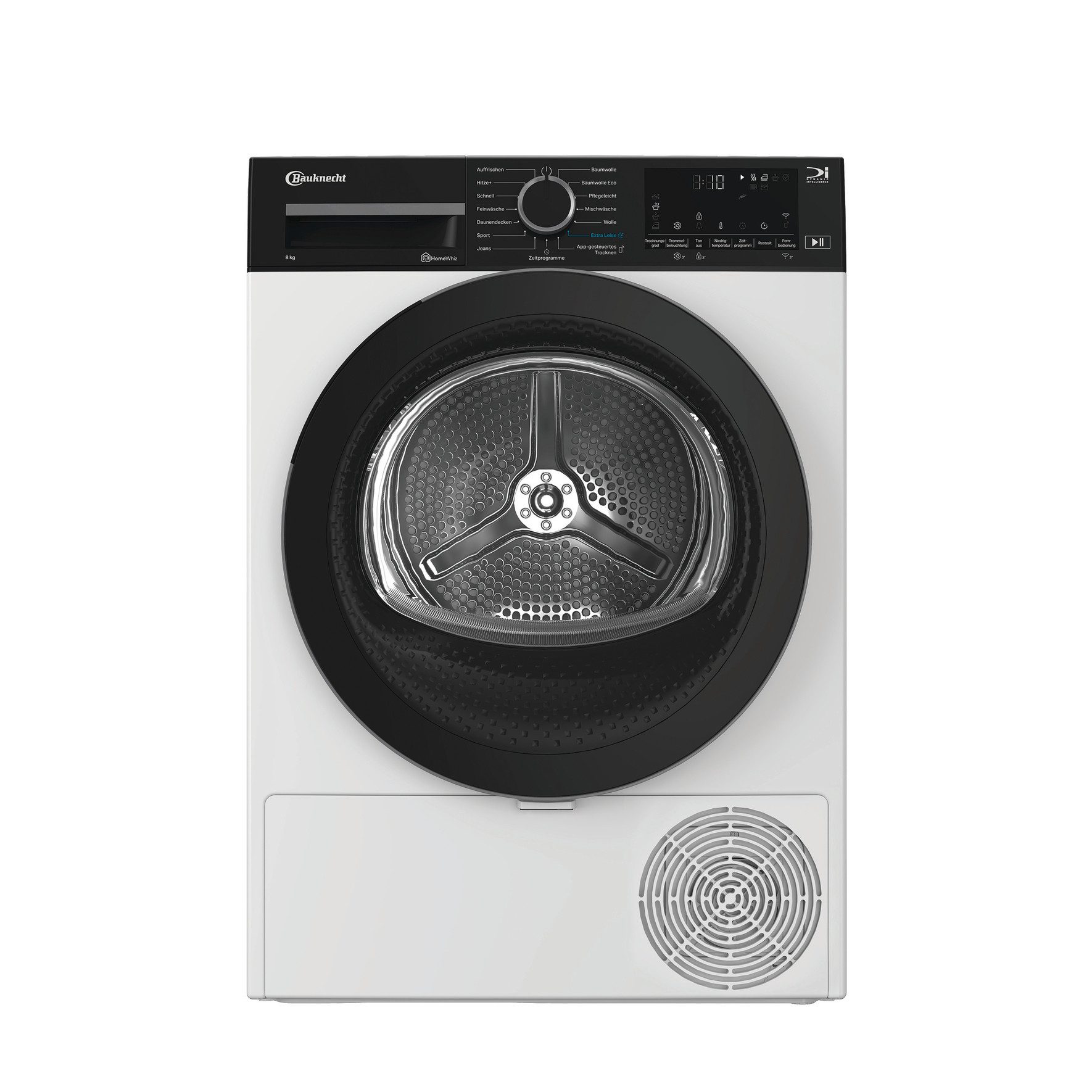 BAUKNECHT Wärmepumpentrockner BTSV 87A WB, Silent Spin - leises Trocknen dank optimierter Trommelbeschichtung
