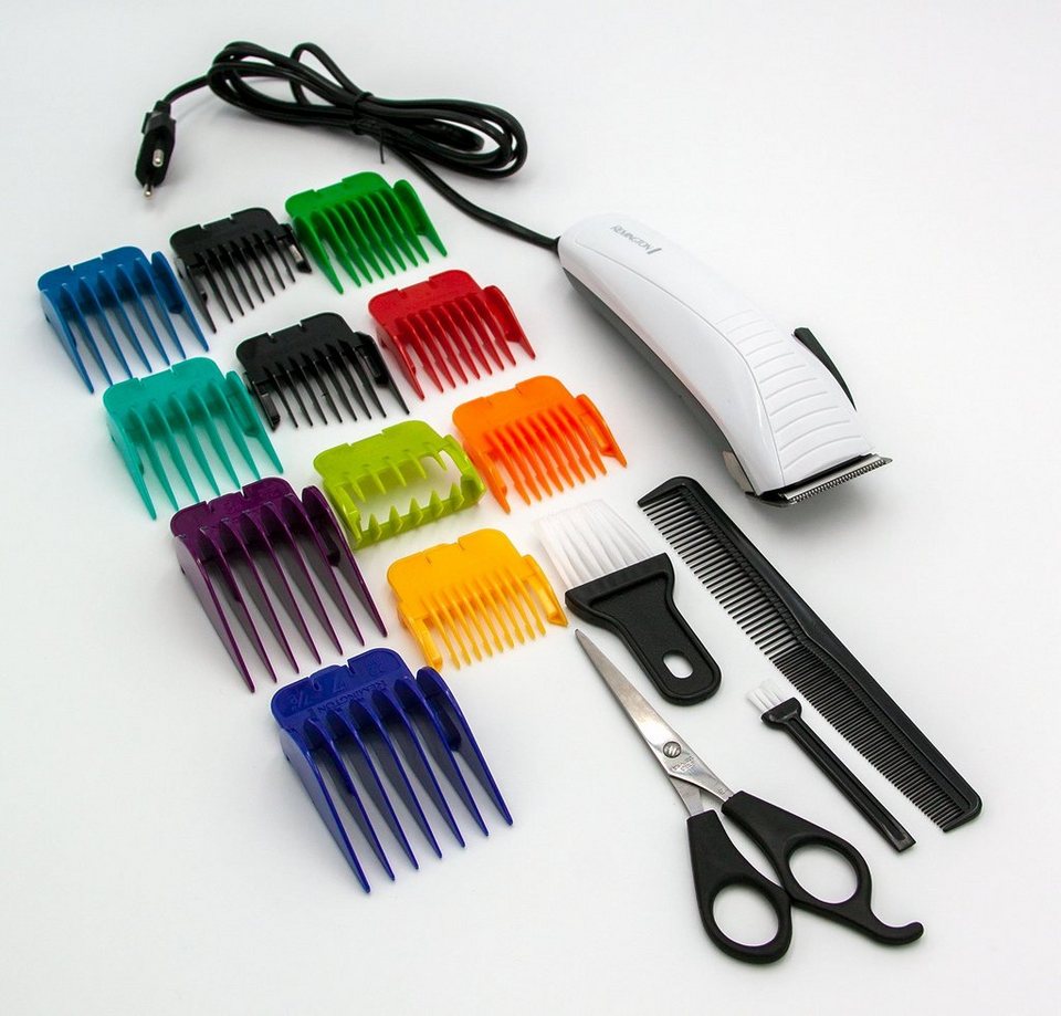 Remington Haarschneider HC5035 ColourCut Haarschneidemaschine 9  Aufsteckkämme, 9 farbige Aufsteckkämme für eine einfache Längenauswahl  (1,5-25 mm)