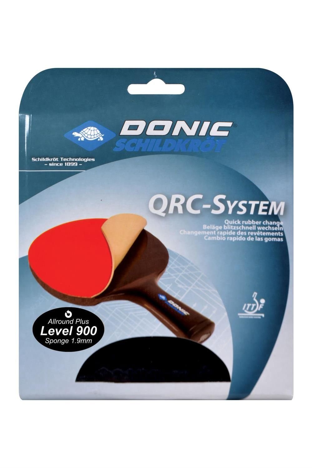 Donic-Schildkröt Tischtennisschläger Ersatzbelag QRC Level 900 Champion - Attack