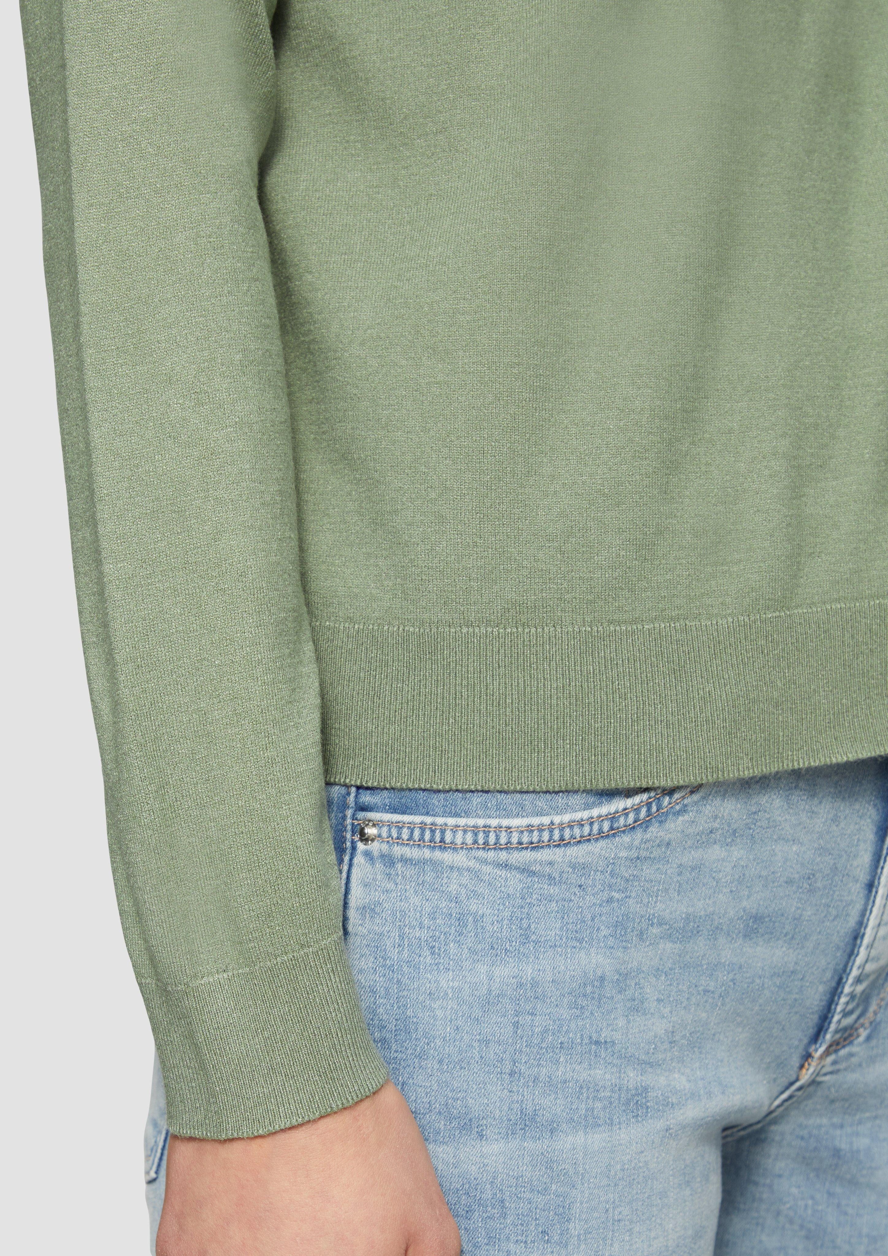s.Oliver Strickpullover Strickpullover aus Viskosemix günstig online kaufen