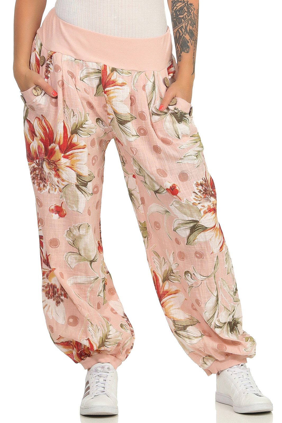 CLEO STYLE Stoffhose Damen Sommerhose 400 günstig online kaufen