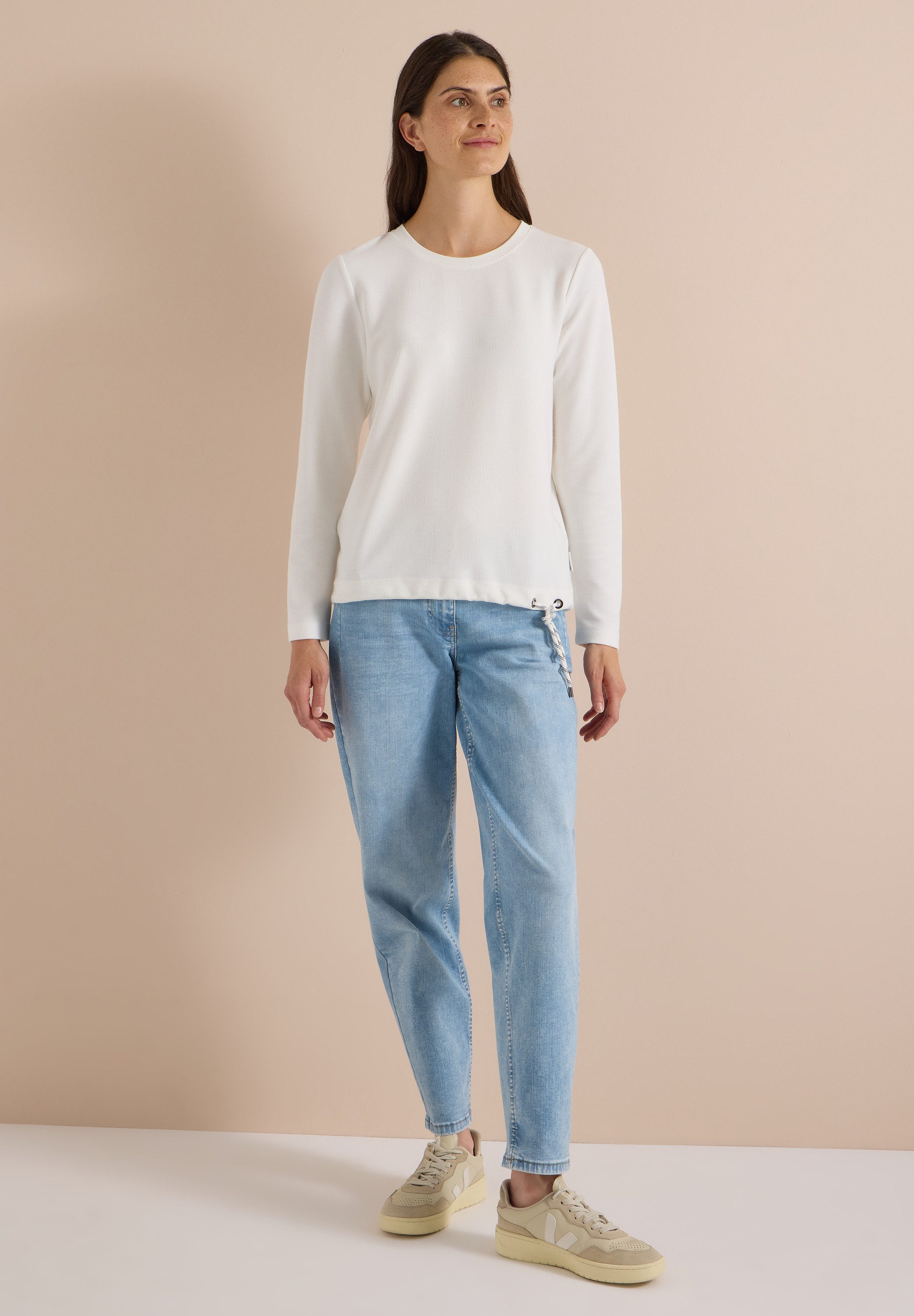 CECIL Langarmshirt mit Tunnelzug am Saum – Bild 3 von 5