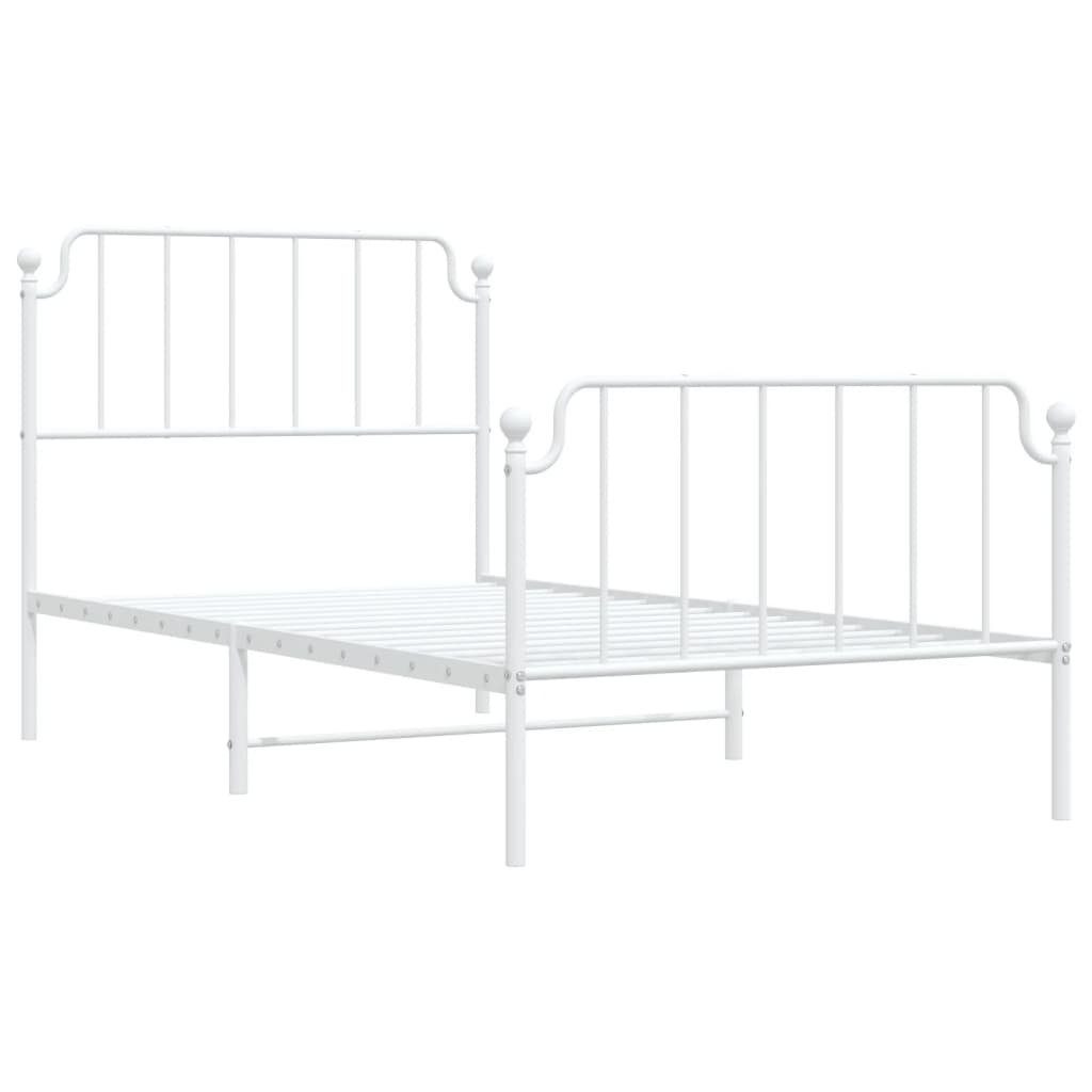vidaXL Bett Bettgestell mit Kopf- und günstig online kaufen