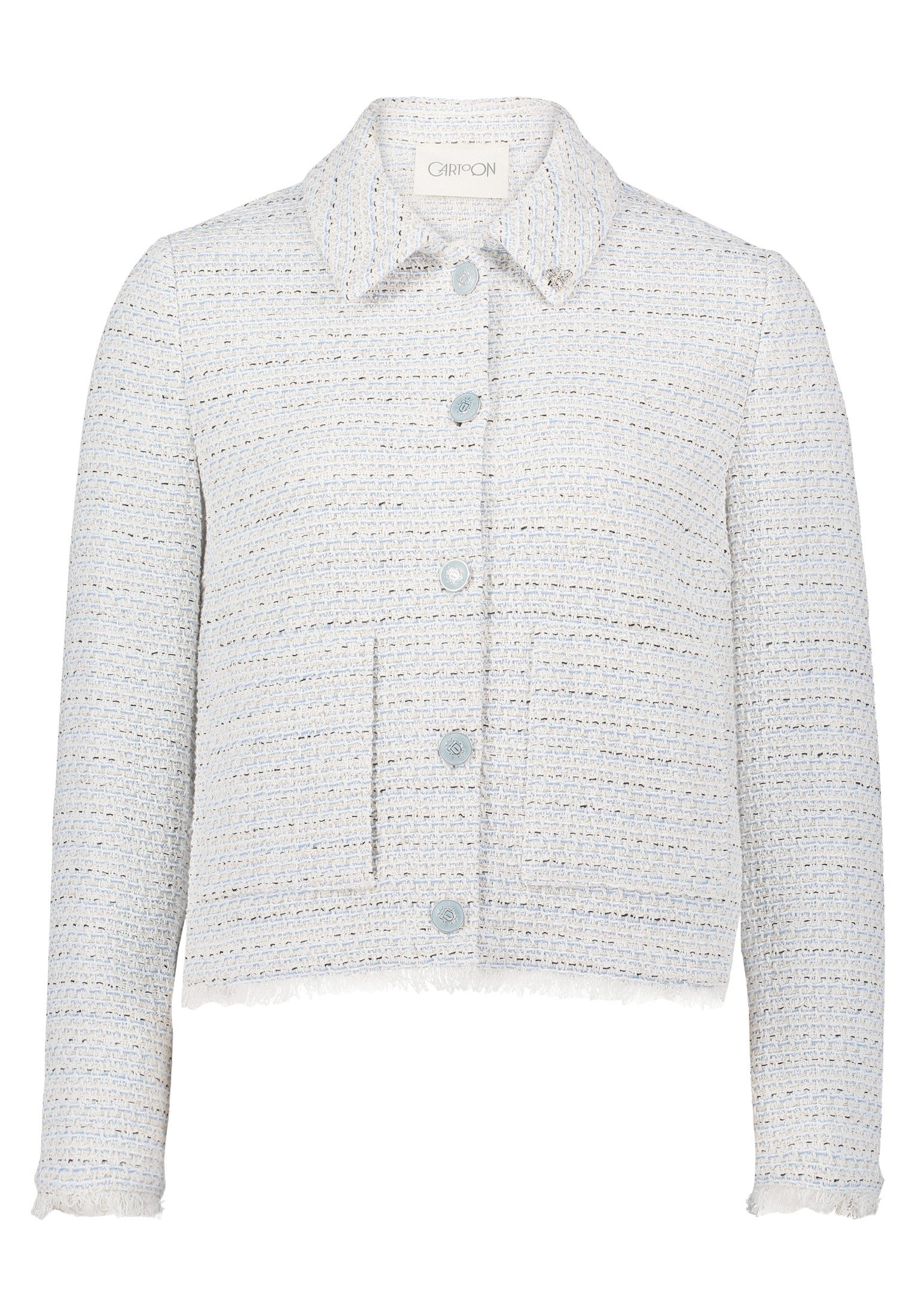 Cartoon Jackenblazer Damen mit Fransen Material