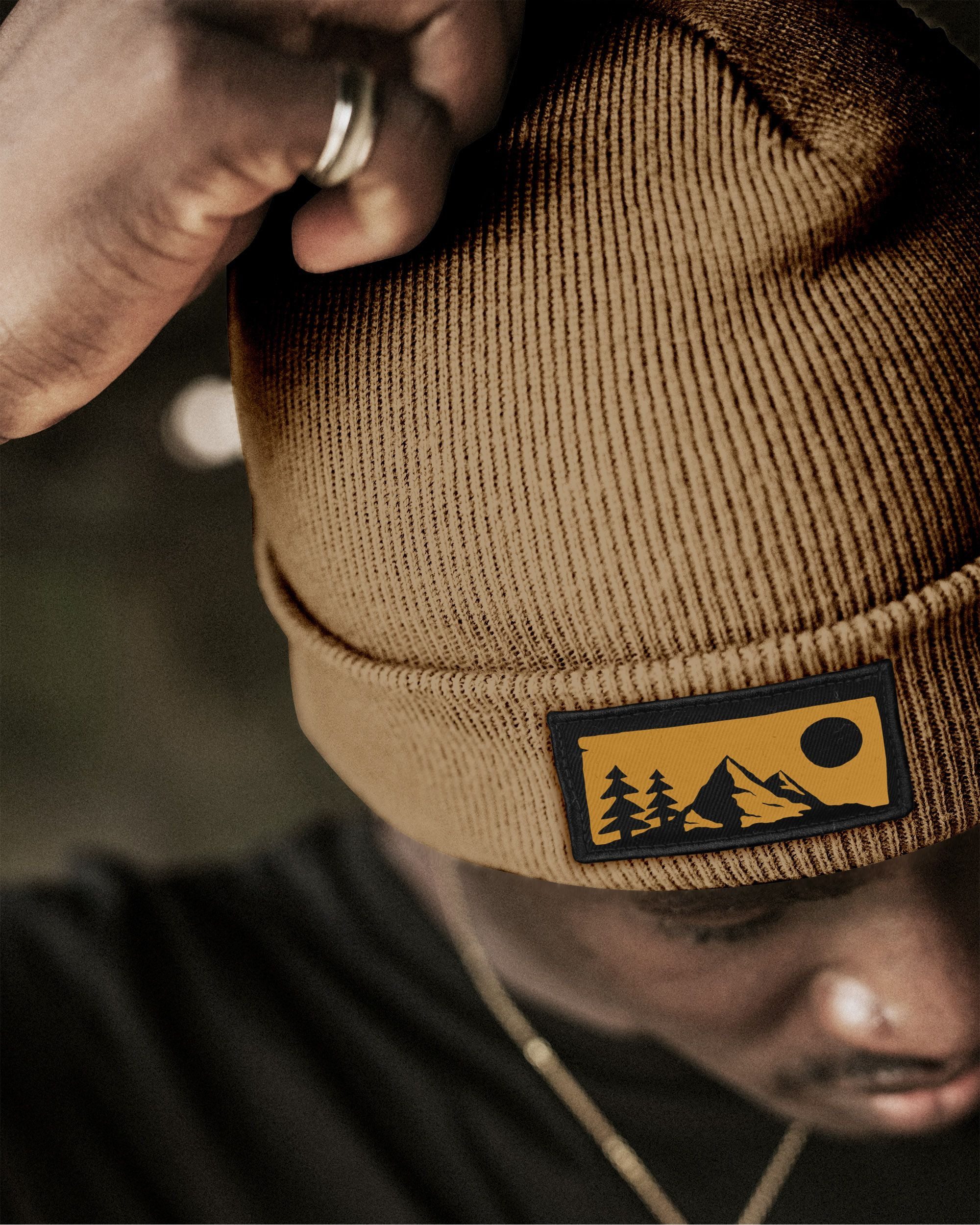 Neverless Strickmütze Herren Wintermütze Naturmotiv Beanie günstig online kaufen