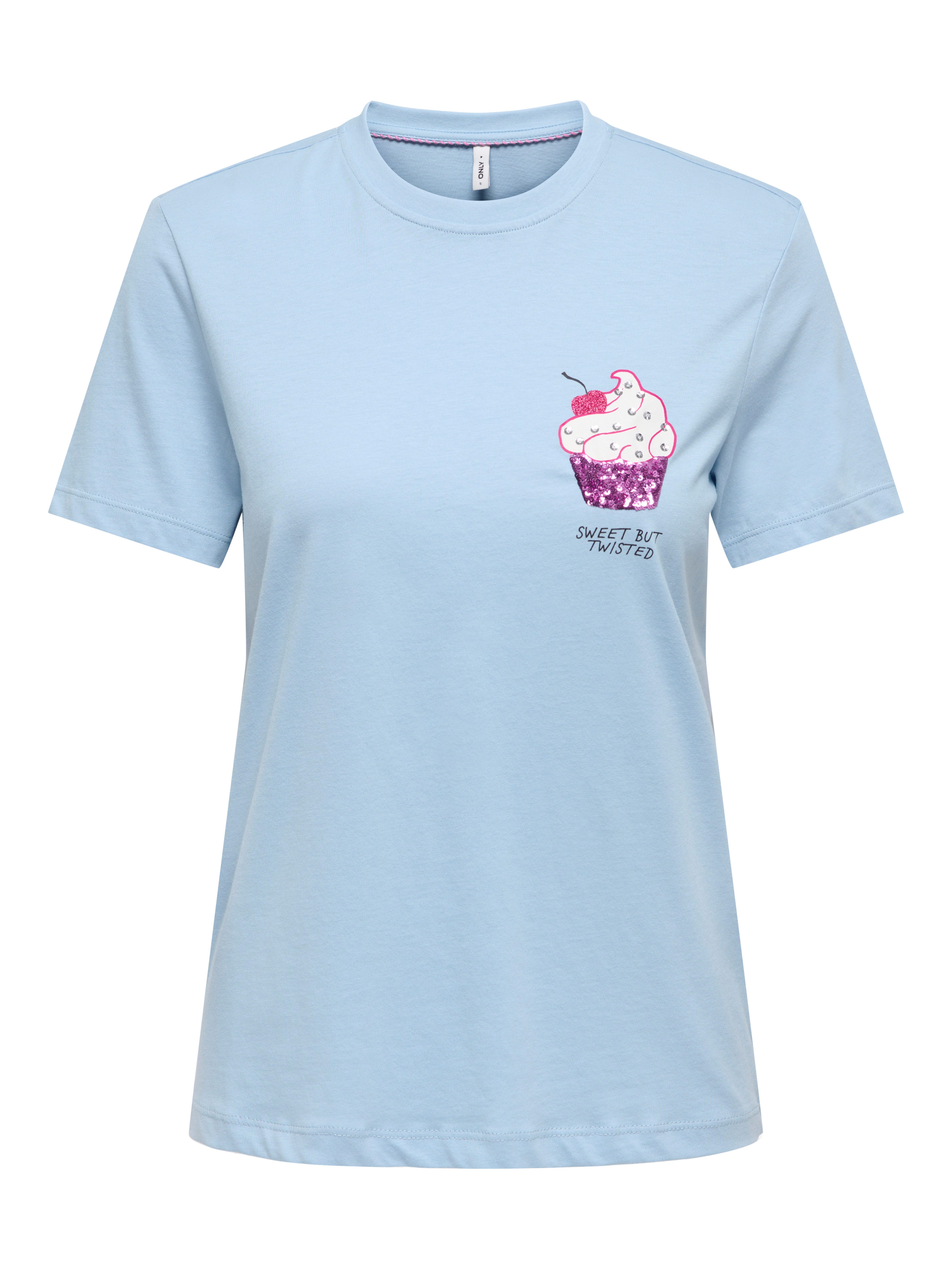 ONLY Kurzarmshirt ONLKITA LIFE S/S TOP BOX JRS Baumwolle, regular fit, Rund günstig online kaufen