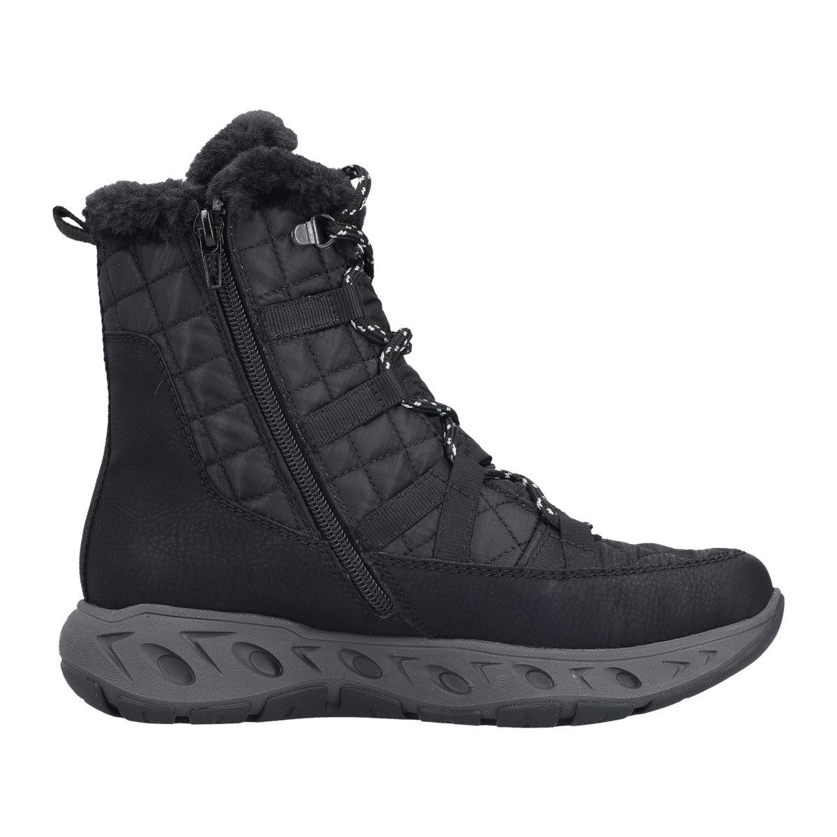 Rieker M6540 Damen Winterstiefel Boots, Stiefeletten, Winterschuhe, Snowboots, Schneeschuhe