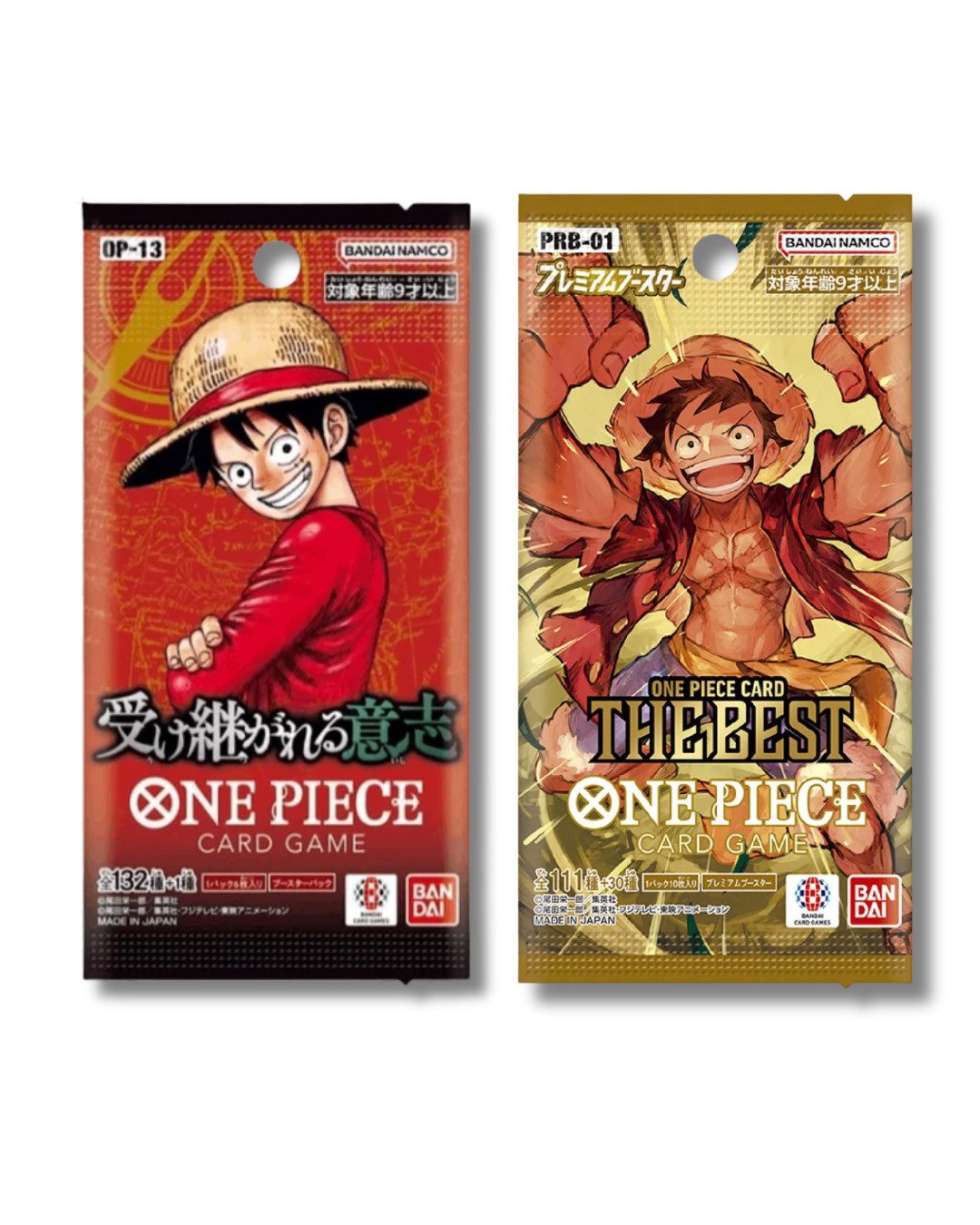 Bandai Sammelkarte One Piece Card Game Booster OP13 oder PRB01 Japanisch Orginal, Chance auf Alt Arts & Manga-Panels