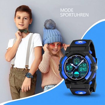 Fivejoy Sportuhr Kinderuhr Mädchen/Junge,Kinder Digitale Armbanduhr Beliebte Geschenke, (1-tlg)