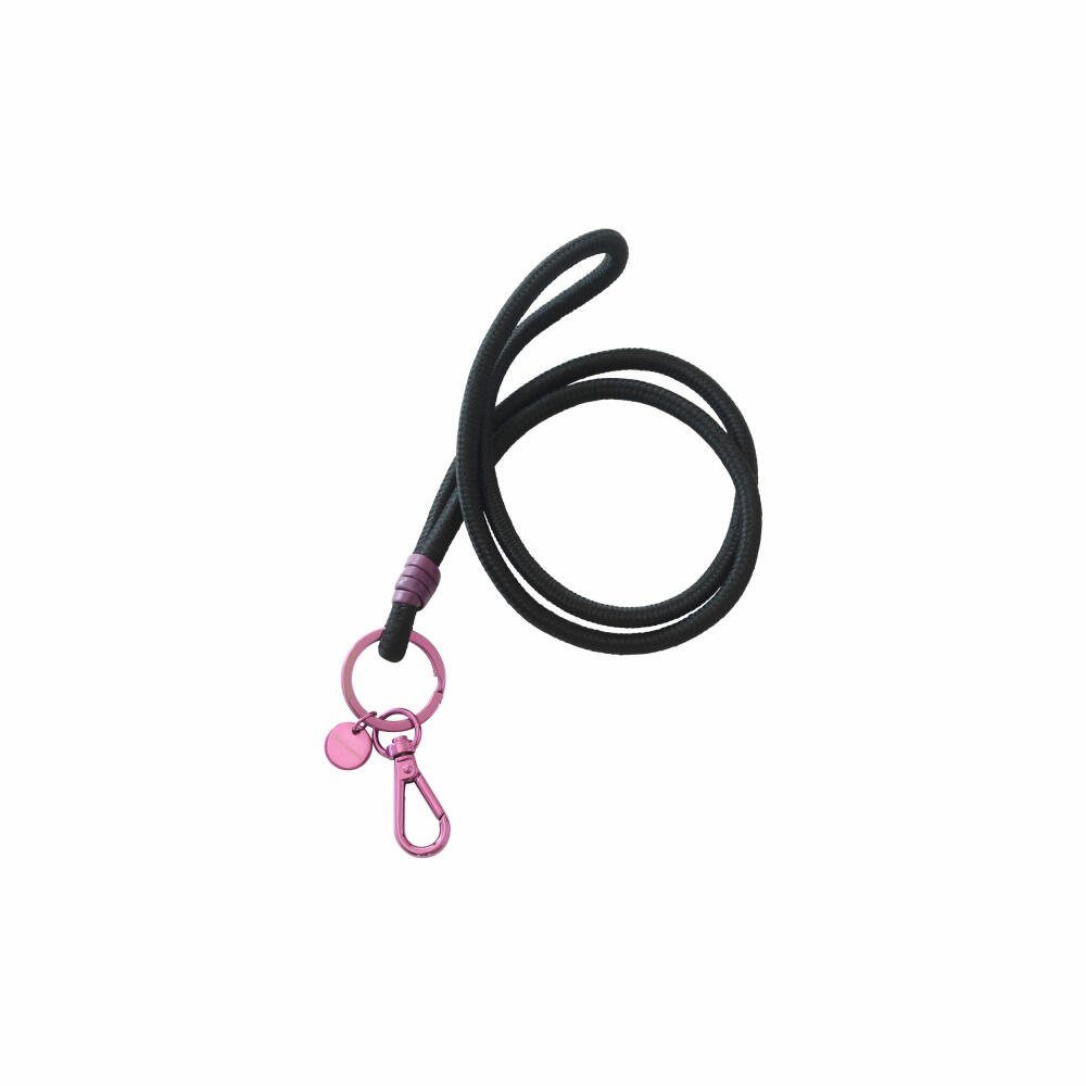 Giftcompany Schlüsselanhänger Metropolitan Neo Lanyard Schwarz / Lila