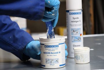 WEICON Keramikpaste Keramik W, Epoxidharz-System zur Verschleißschutzbeschichtung, 200 g