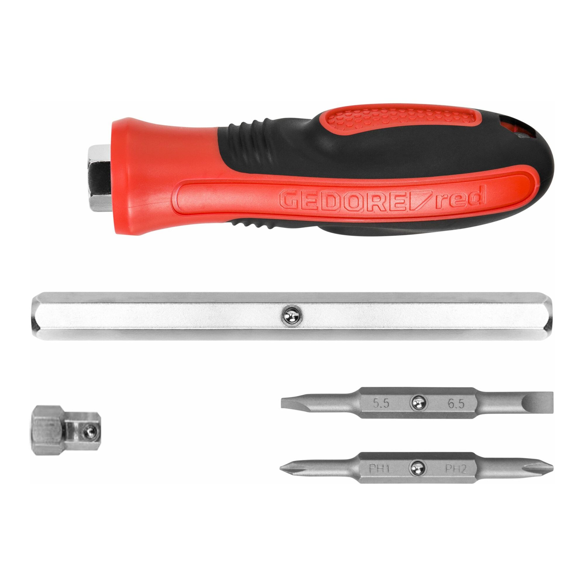 Gedore Zubehör-Set Gedore R38011005 2K-Schaubendreher MAXIMUS Bit 8mm SL+PH