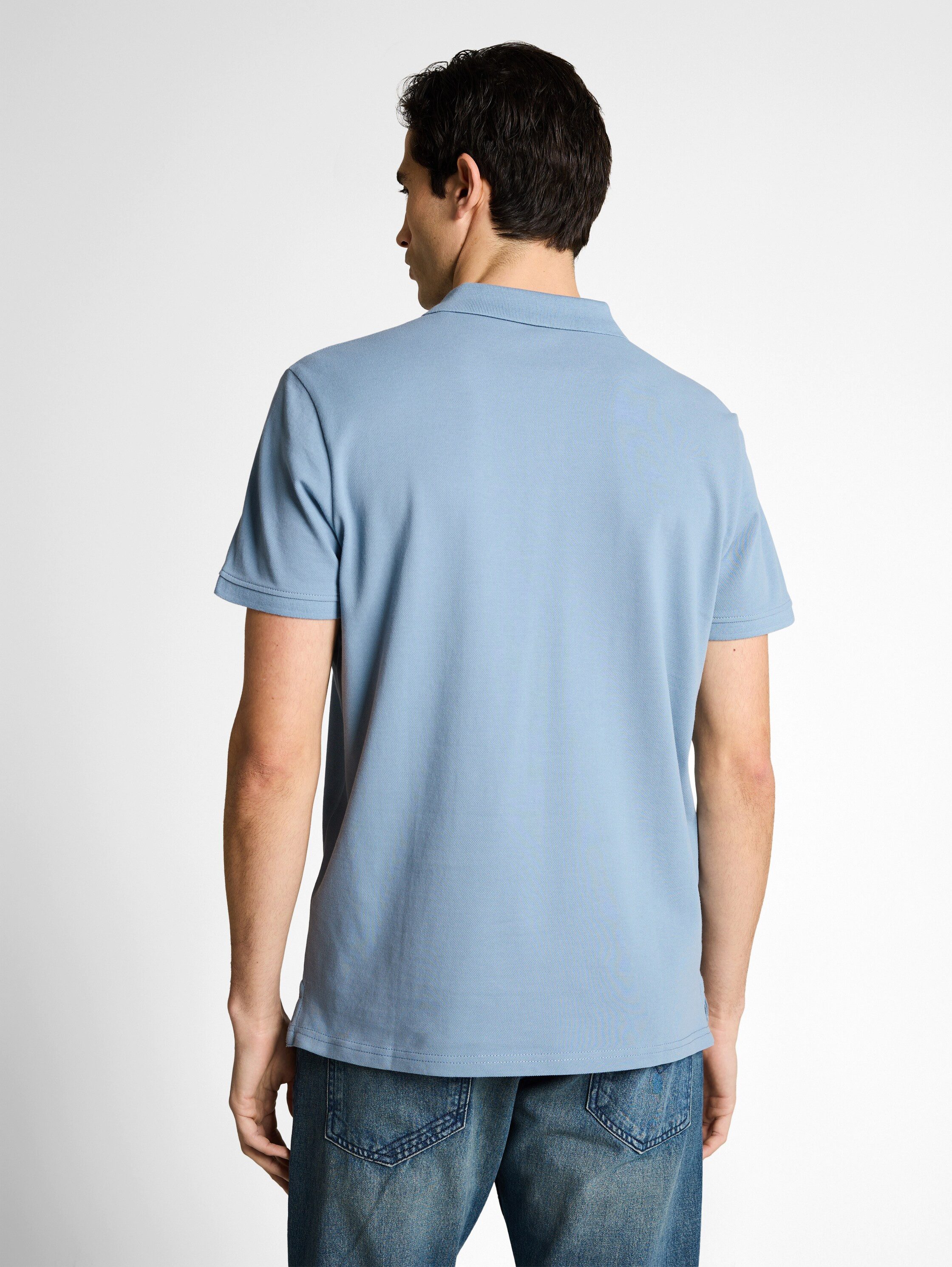 TOM TAILOR Poloshirt mit farblich hervorgehobener Knopfleiste günstig online kaufen