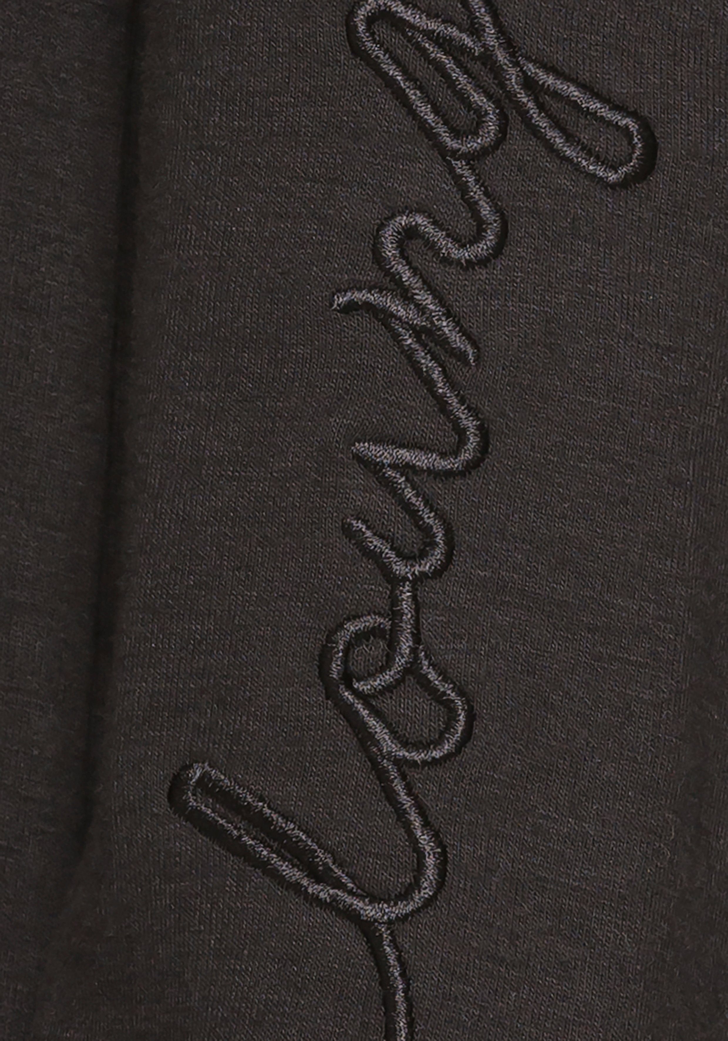Vivance Hoodie mit seitlicher Loungewear Stickerei, Loungshirt