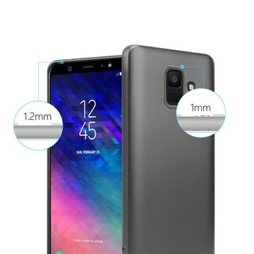 Cadorabo Handyhülle Samsung Galaxy A6 2018 Samsung Galaxy A6 2018, Flexible TPU Silikon Handy Schutzhülle - Hülle - ultra slim