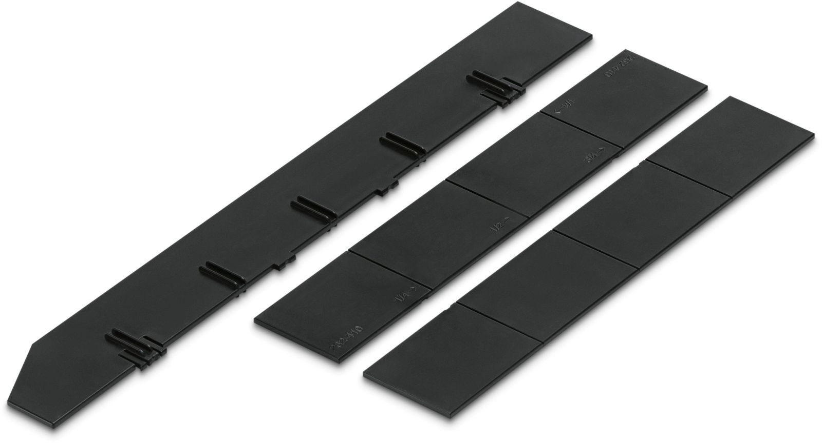 STYRO Organizer Unterteilungsset styrodoc 1 Längs- und 2 Querstege schwarz