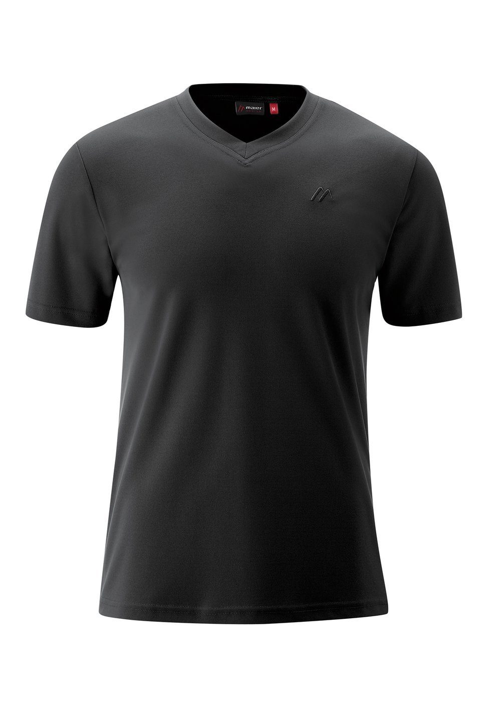 schwarz T-Shirt Hr. Maier Maier Sports Laufshirt 152308 Sports Wali