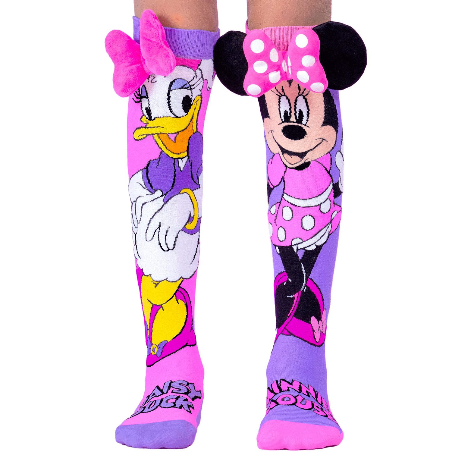 Heinrich Bauer Socken Minnie & Daisy 3D-Socken Pink/Lila für Disney-Fans