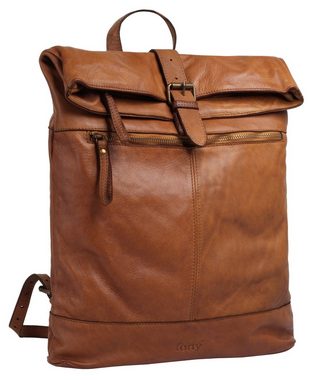 forty° Tagesrucksack, echt Leder, Made in Italy