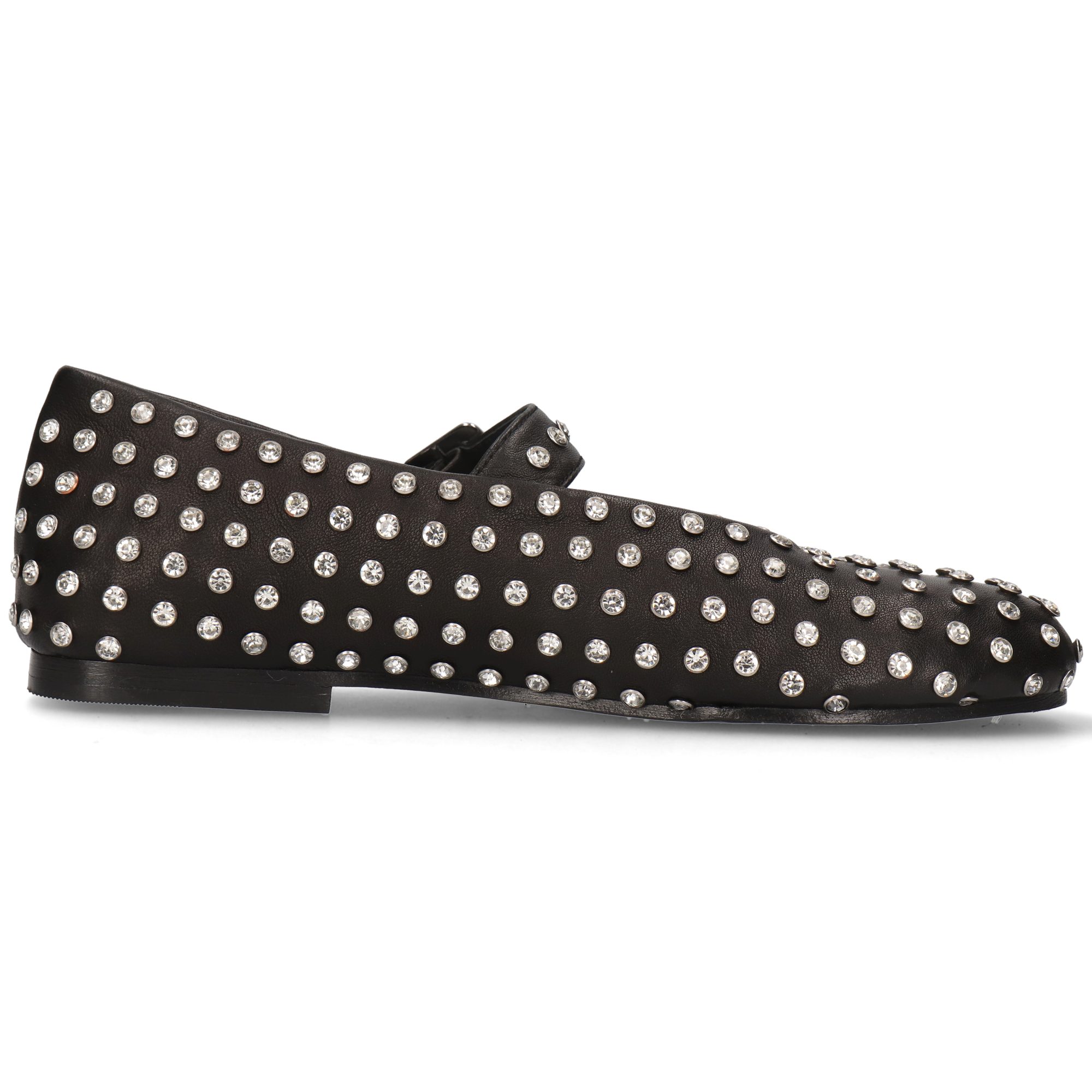 Melvin & Hamilton Emily 3 Leder-Ballerinas für Damen Ballerina Flache Absätze, Echtes Leder, Kristallverzierung