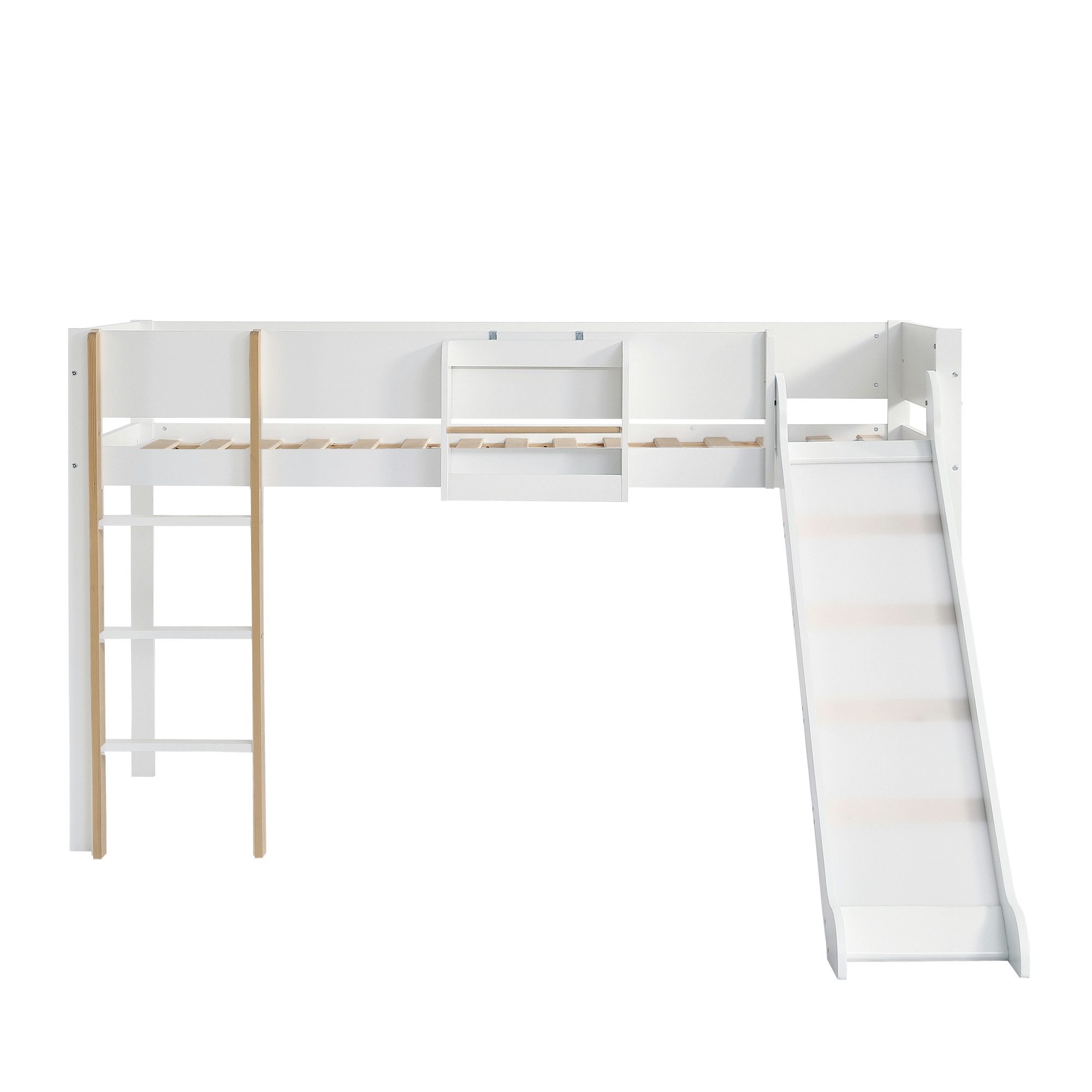 Thanaddo Hochbett Hochbett, Etagenbett, Jugendbett mit Rutsche