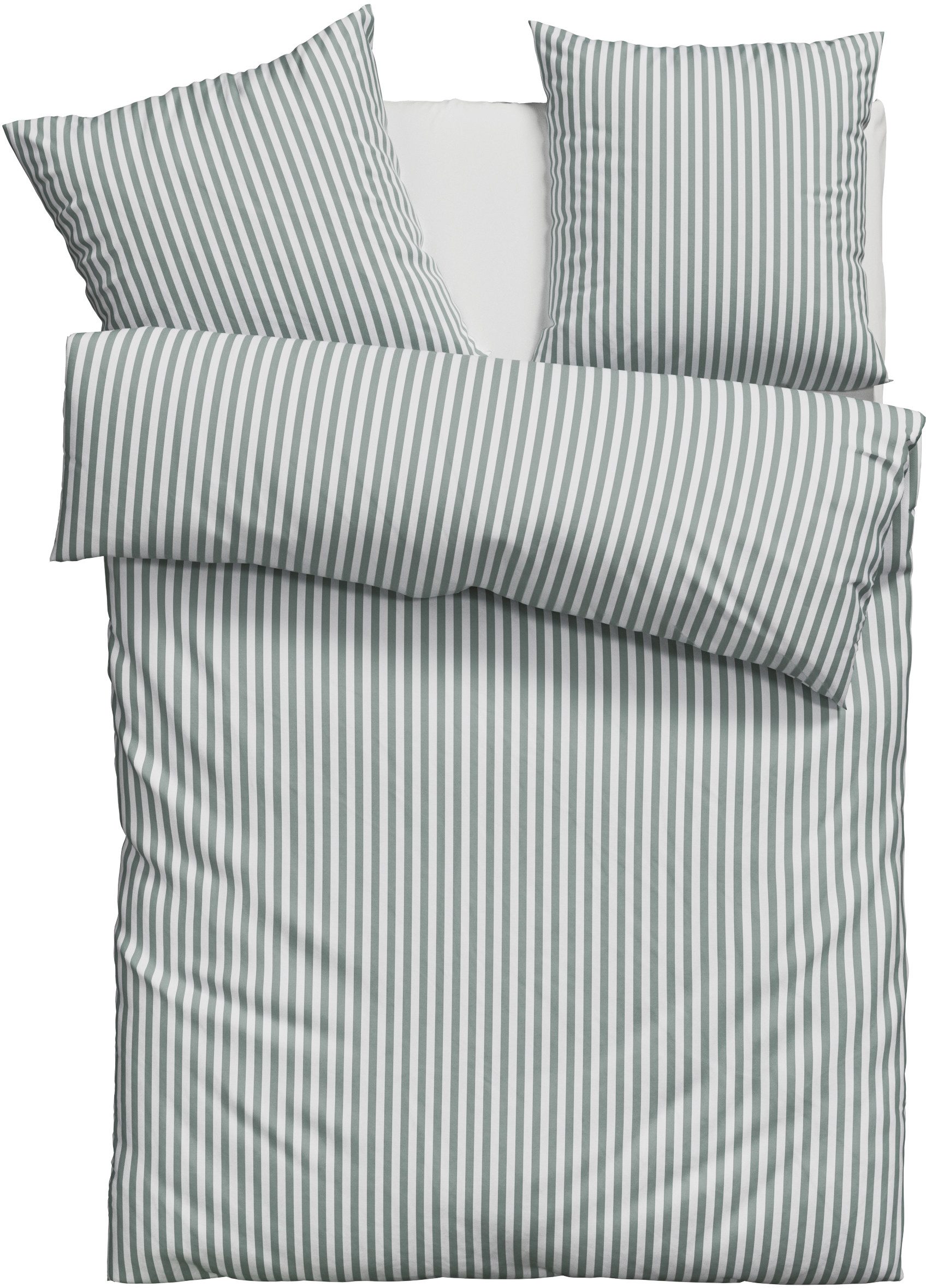 LeGer Home by Lena Gercke Bettwäsche Linnea, Renforcé, 3 teilig, aus 100% Baumwolle, Streifendesign