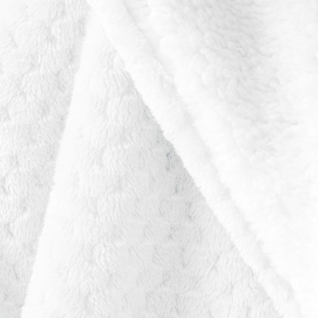 Wohndecke Kuscheldecke zarte Steppung Lammfelloptik, texpot – Bild 3 von 4