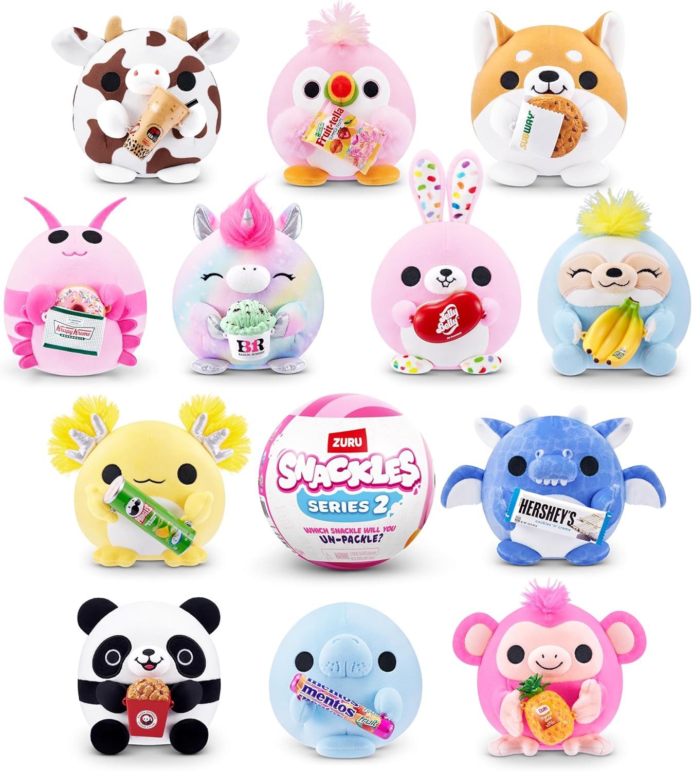ZURU Plüschfigur Snackles Plüsch mit Snack-Marken (Überraschung), Serie 2.5 günstig online kaufen