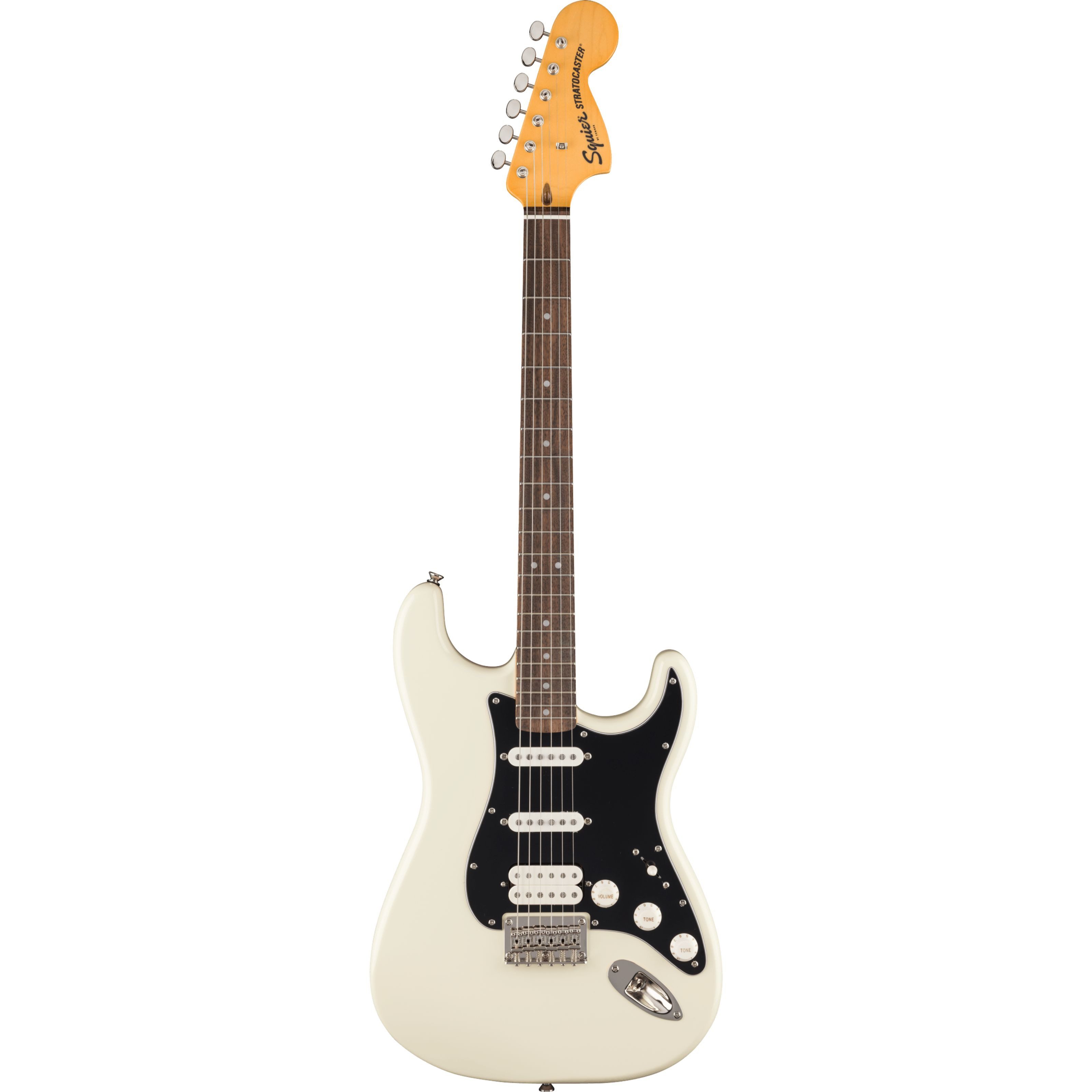 Squier E-Gitarre, E-Gitarren, ST-Modelle, Classic Vibe 70s Stratocaster HT HSS LRL Olympic White - E-Gitarre