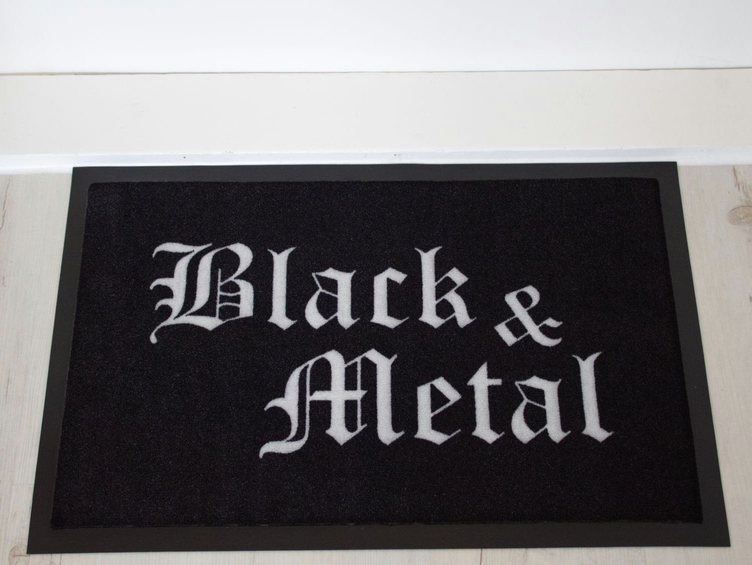 Fußmatte Black 3 Metal Mr. Höhe: 60x40 Türmatte cm, mm Ghorbani, & Rechteckig