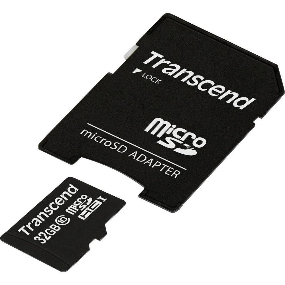 microSDHC Karte 32GB Class 10 UHS-I mit Speicherkarte