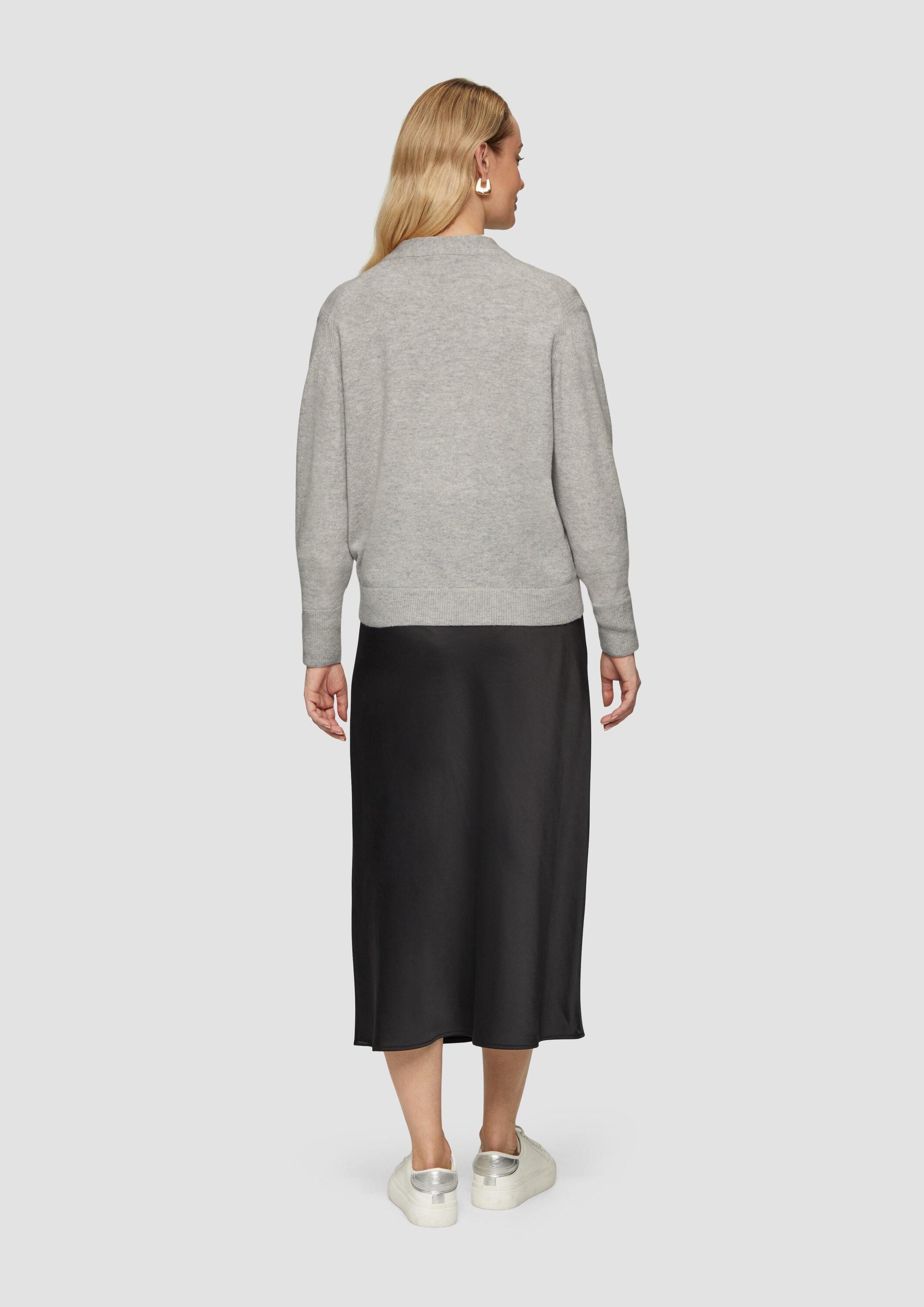 s.Oliver Cardigan Strickjacke Strickjacke aus Kaschmirmix