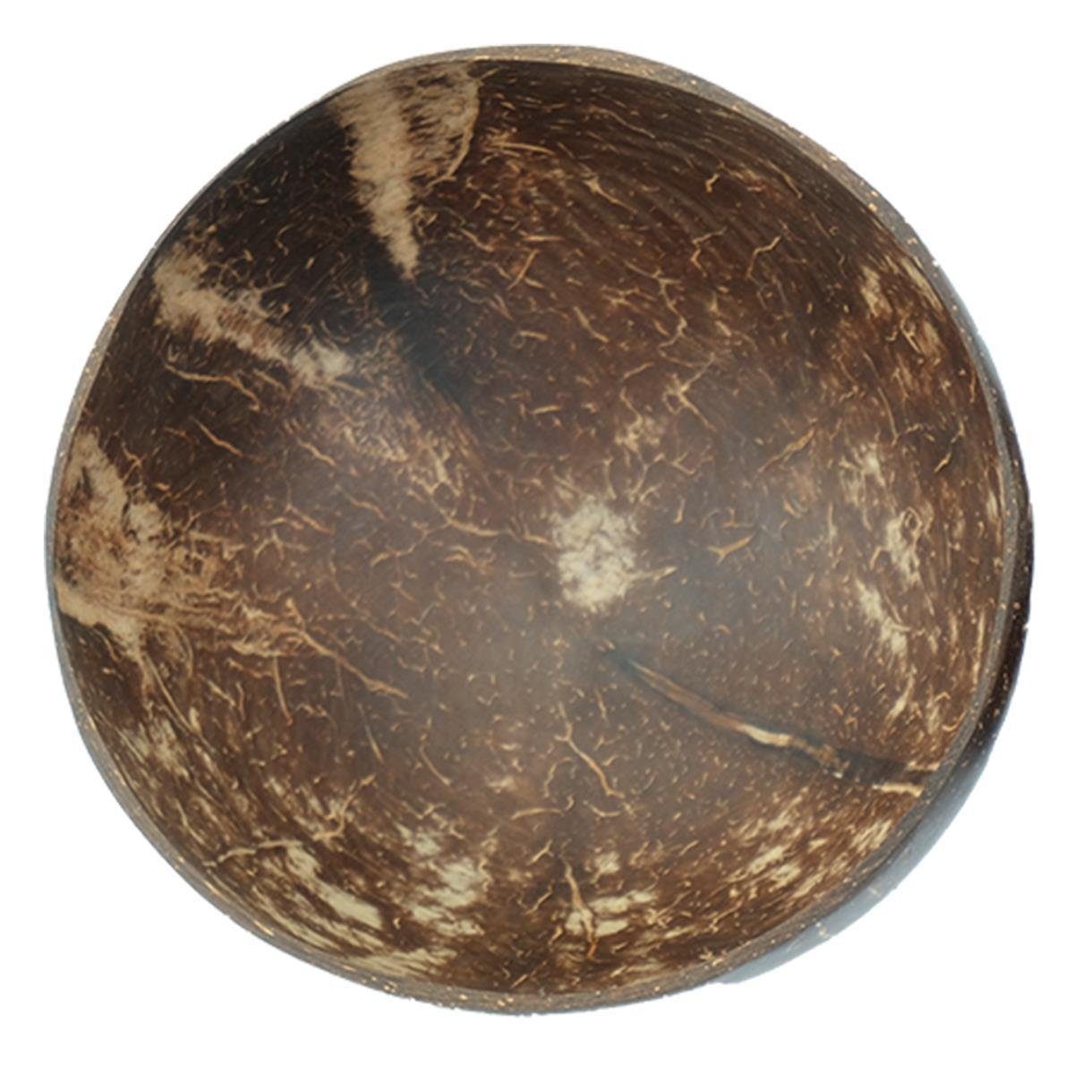 Naturprodukt BOURGH (Einzelstück), - Schale SOMBA Kokosnuss Schüssel handgemacht, poliert, Kokosnuss, Coconut Schale Müslischale, Bowl