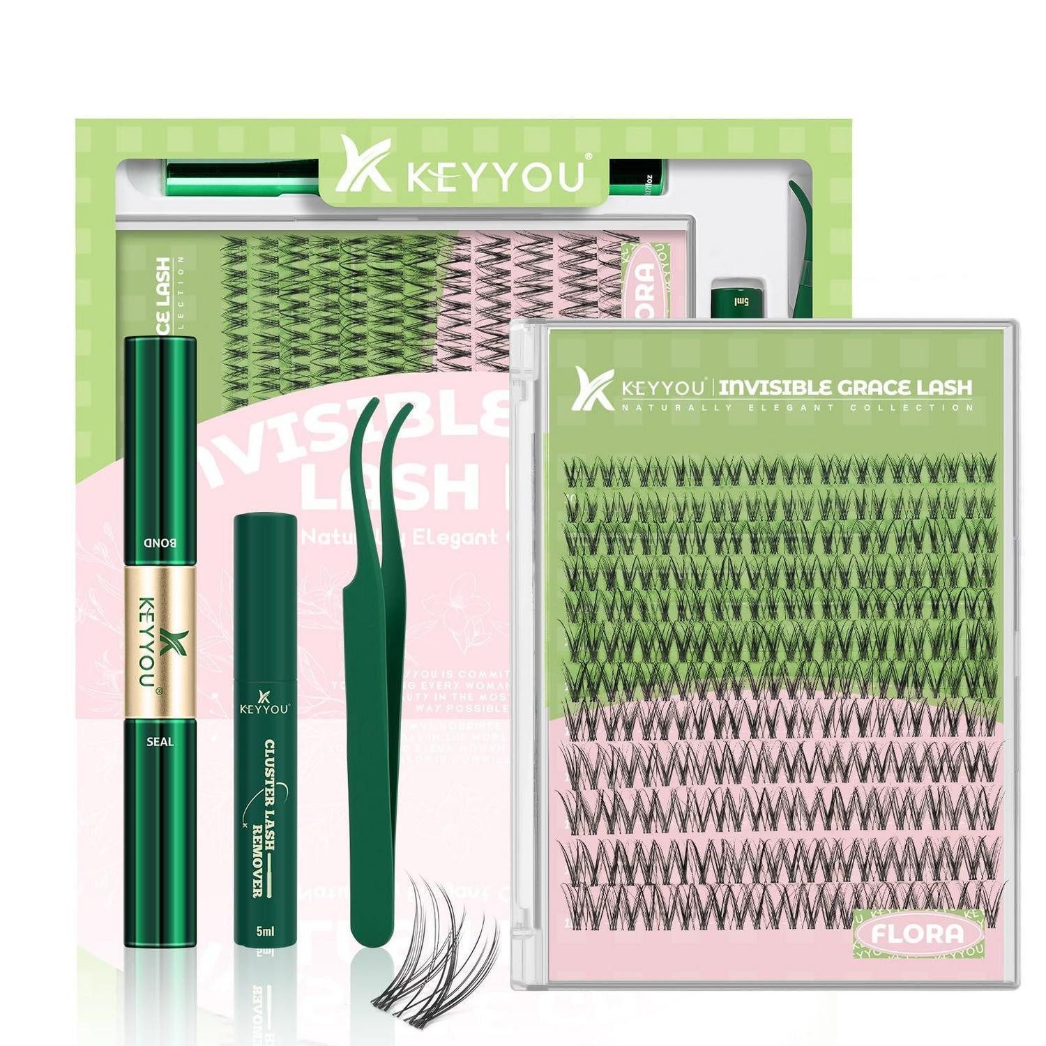LuxusKollektion Einzelwimpern Wimpernverlängerung Angel Lash D Curl 144Stk
