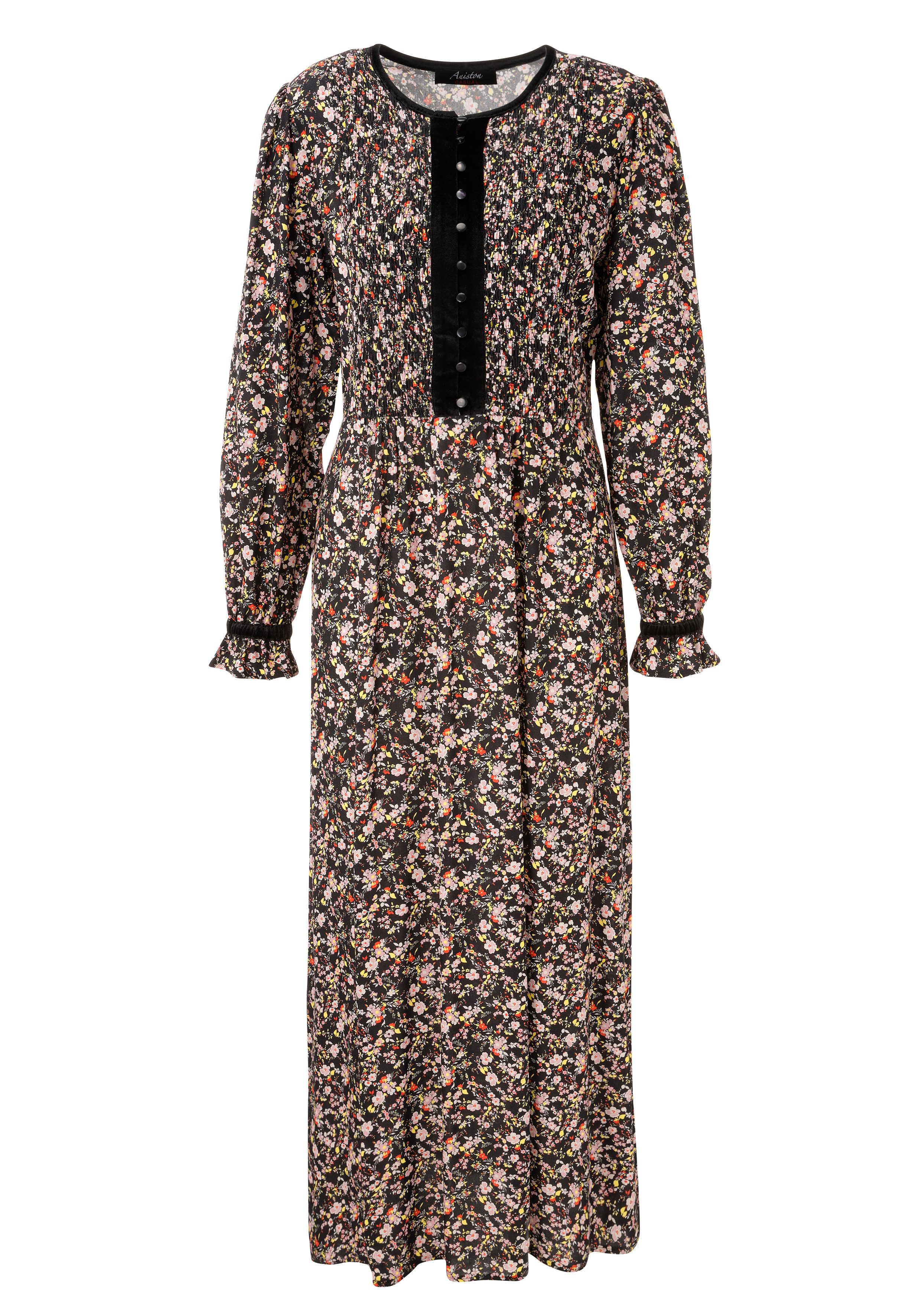 Aniston CASUAL Maxikleid mit bunten Blümchen bedruckt - NEUE KOLLEKTION – Bild 5 von 5