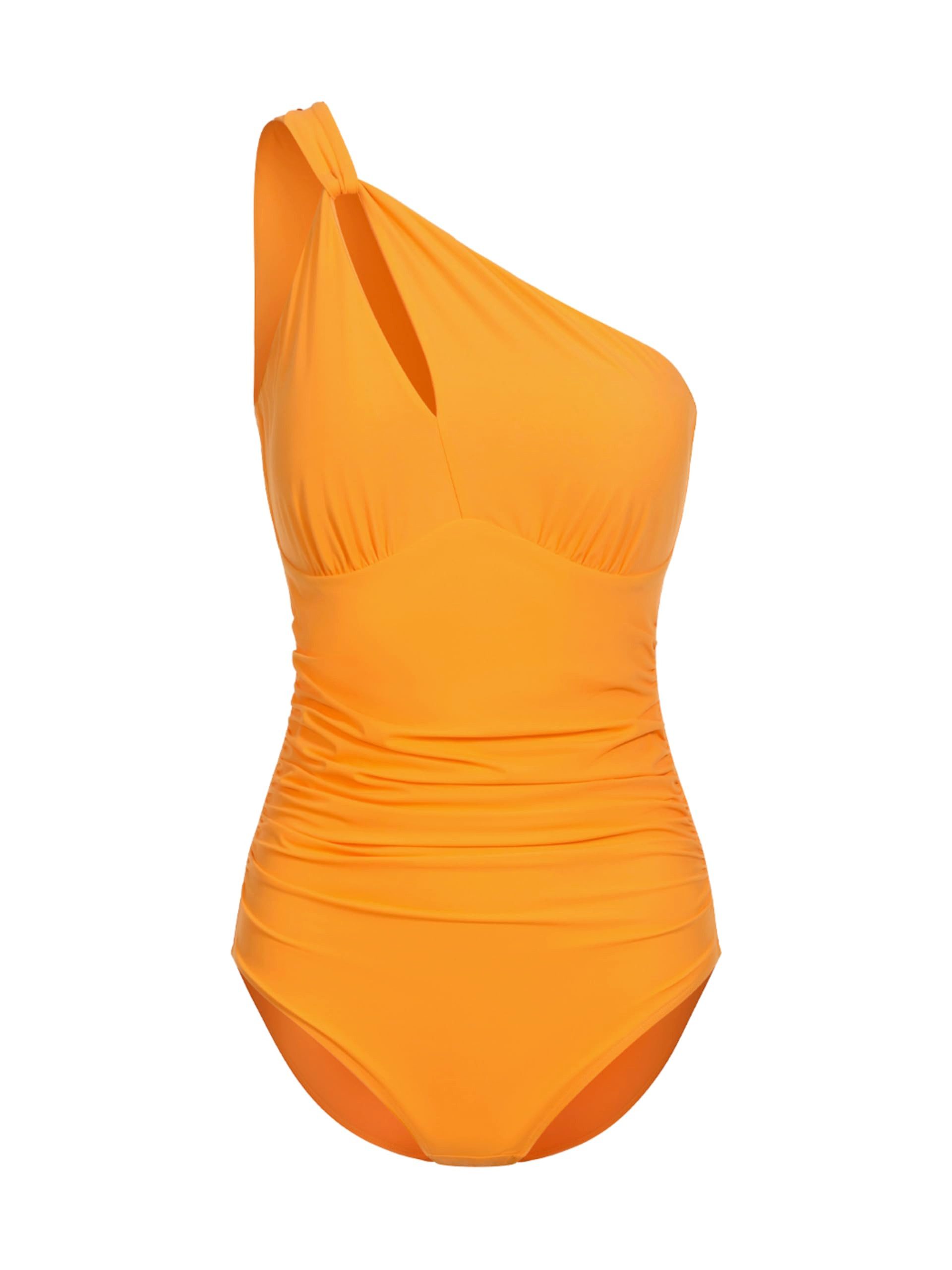cfab Badeanzug Cut out Shaping - Badeanzug-Neon Orange-L günstig online kaufen