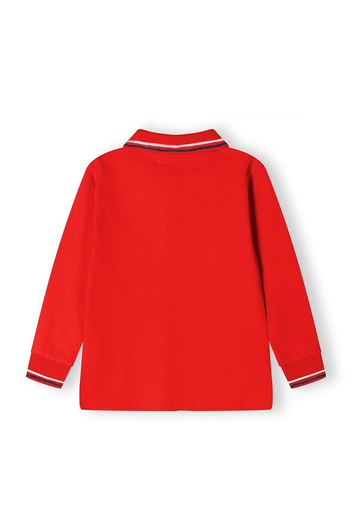 (12m-14y) Langärmlig Rot Poloshirt MINOTI
