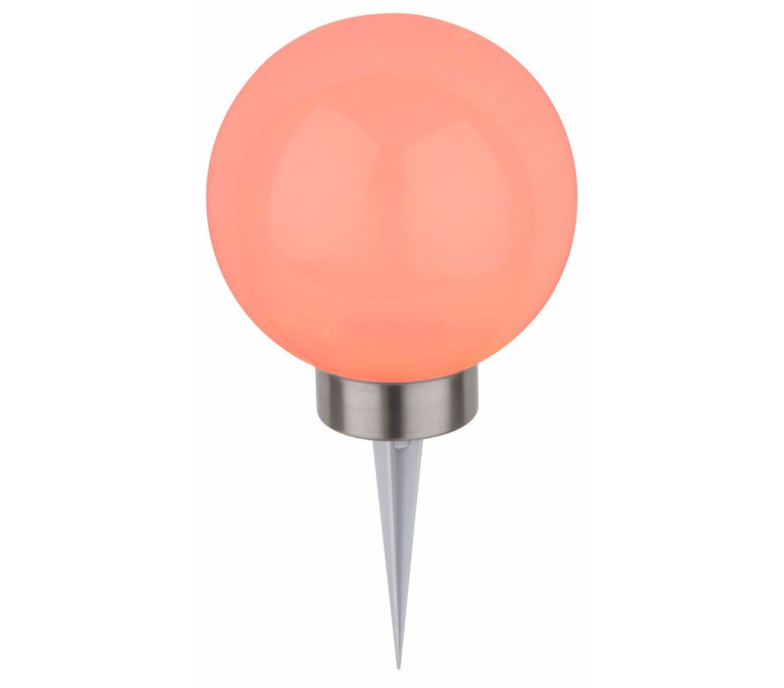 Dehner LED Solarleuchte Kugel-Leuchte mit Erdspieß/Farbwechsel, günstig online kaufen