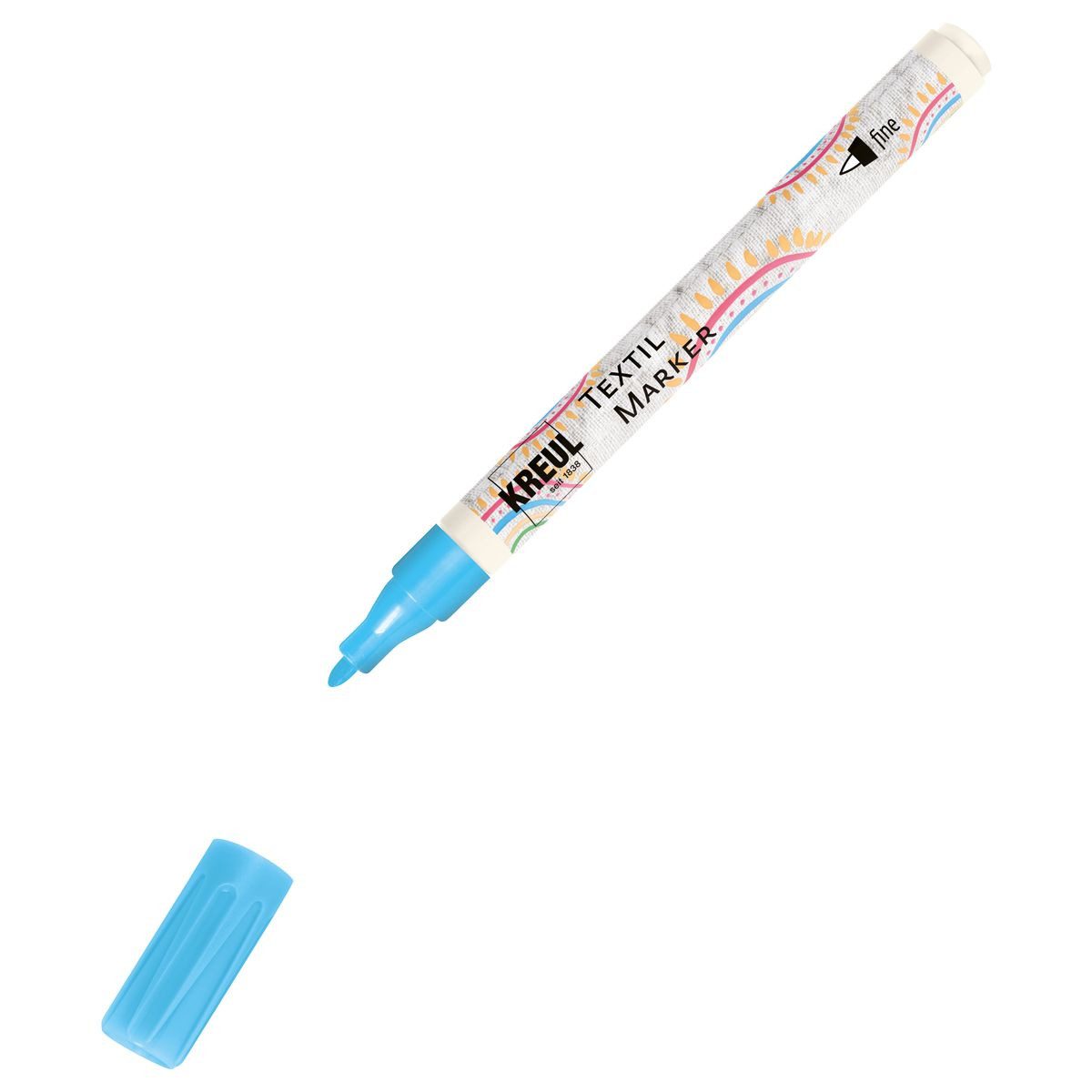 Textilmarker KREUL Textilmarker fine hellblau