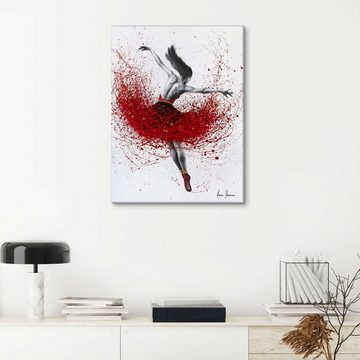 Posterlounge Leinwandbild Ashvin Harrison, Scarlet Sensation Dance, Schlafzimmer Malerei