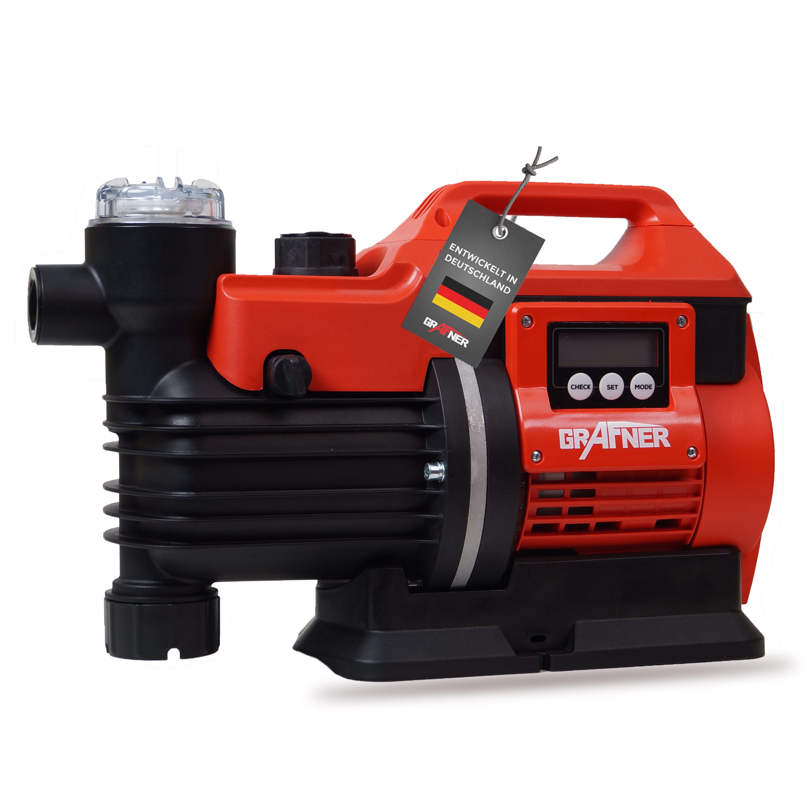 Grafner Hauswasserwerk Hauswasserautomat Hauswasserwerk digital 650 Watt 3300 l/h, 650 Watt, 3300 l/h