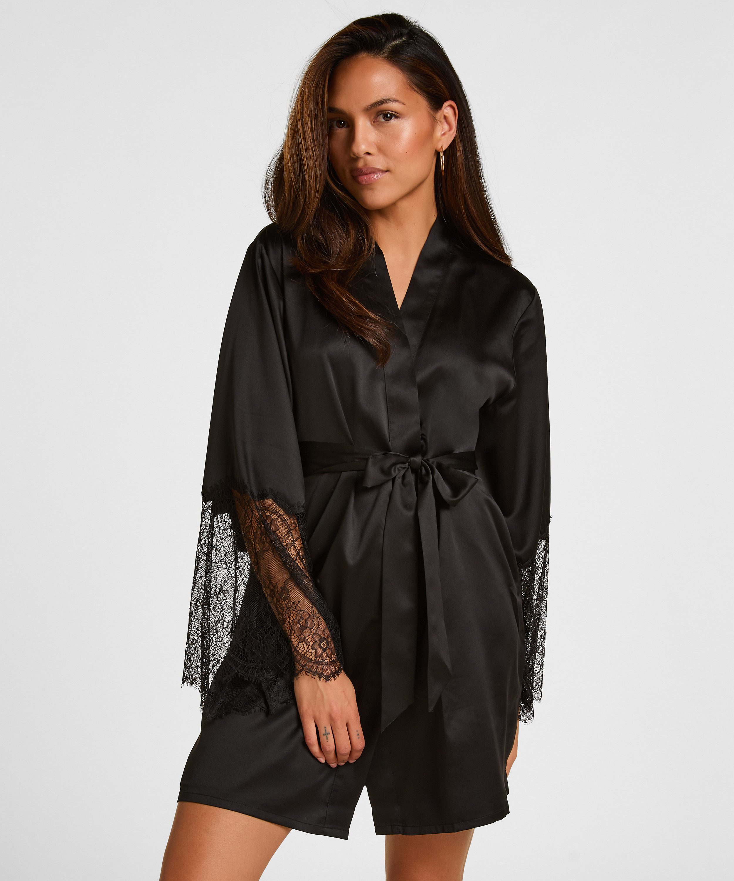 Hunkemöller Bademantel Satin Kimono